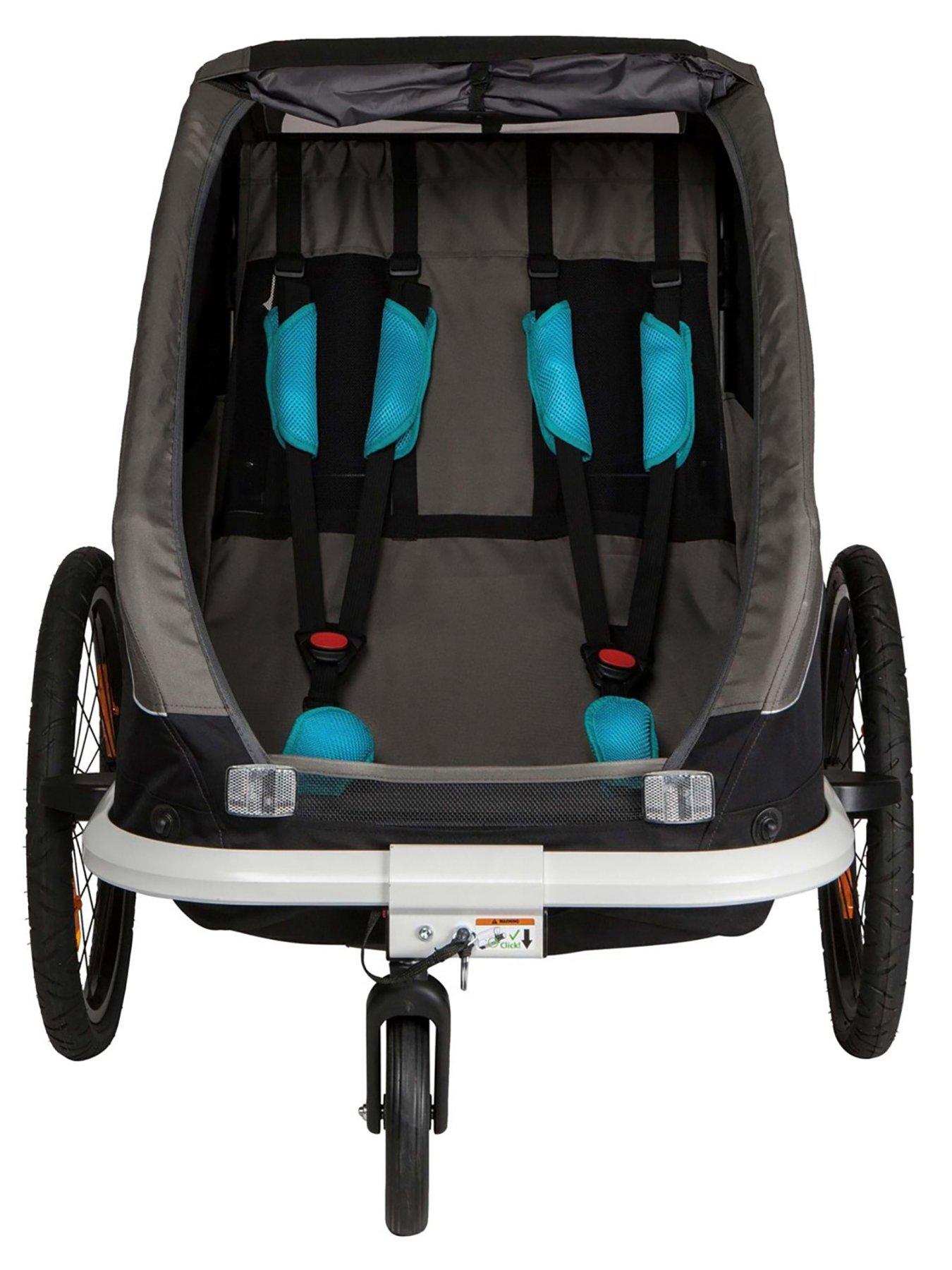 hamax-traveller-twinnbspchild-bike-trailer-petrol-black-greyback