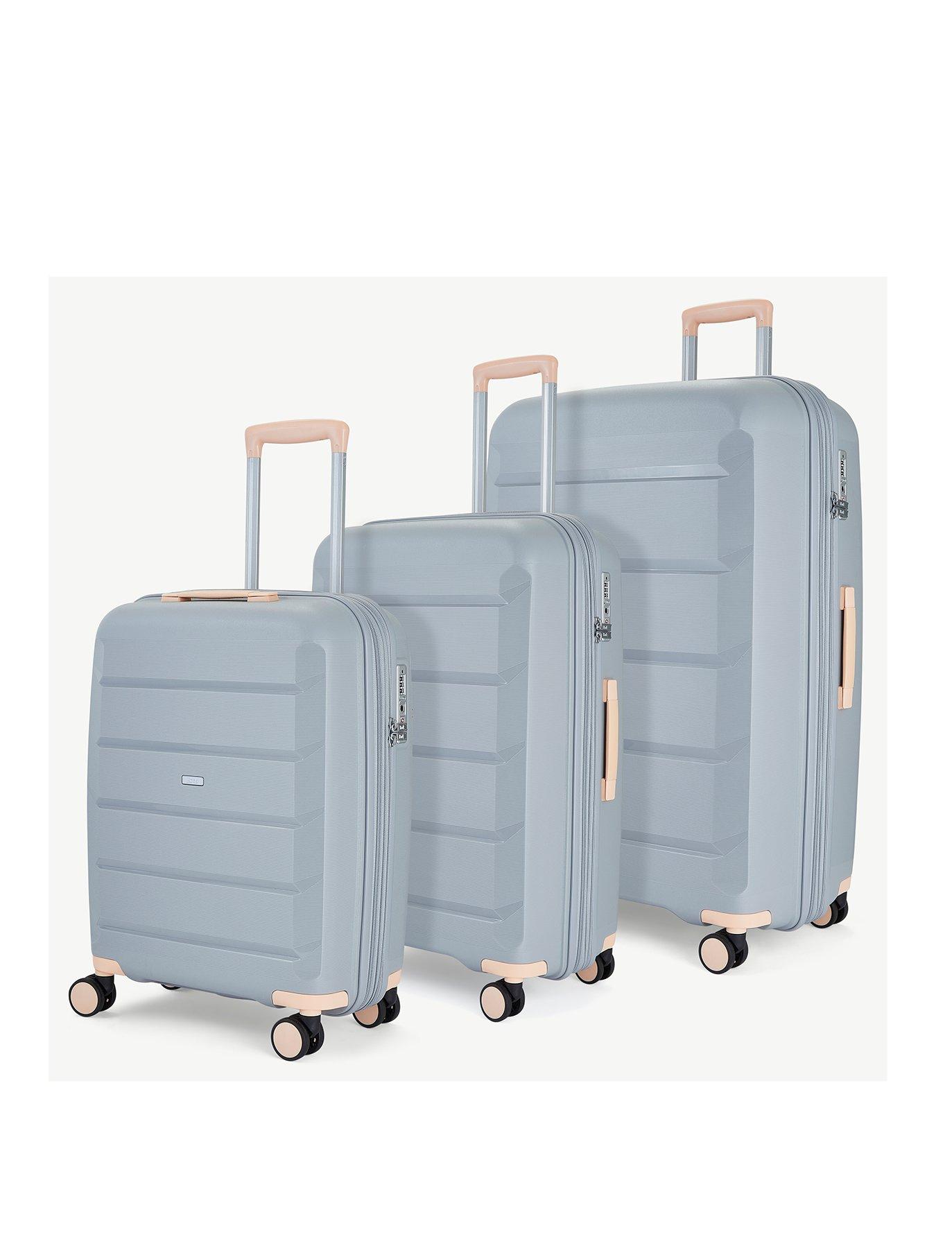 rock-luggage-tulum-3-piece-set-hardshell-8-wheel-spinner-greyfront