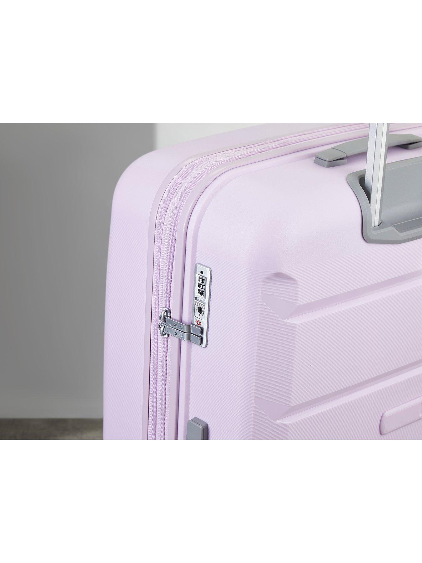 Image 6 of 7 of Rock Luggage Tulum 8 Wheel Hardshell Large Suitcase - Lilac