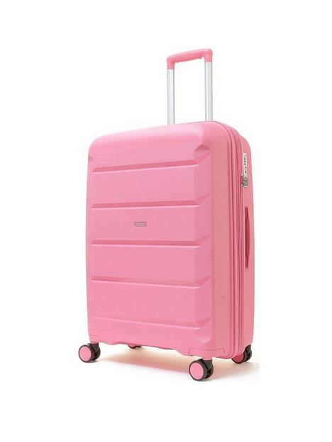 rock-luggage-tulum-8-wheel-hardshell-medium-suitcase-bubblegum-pink