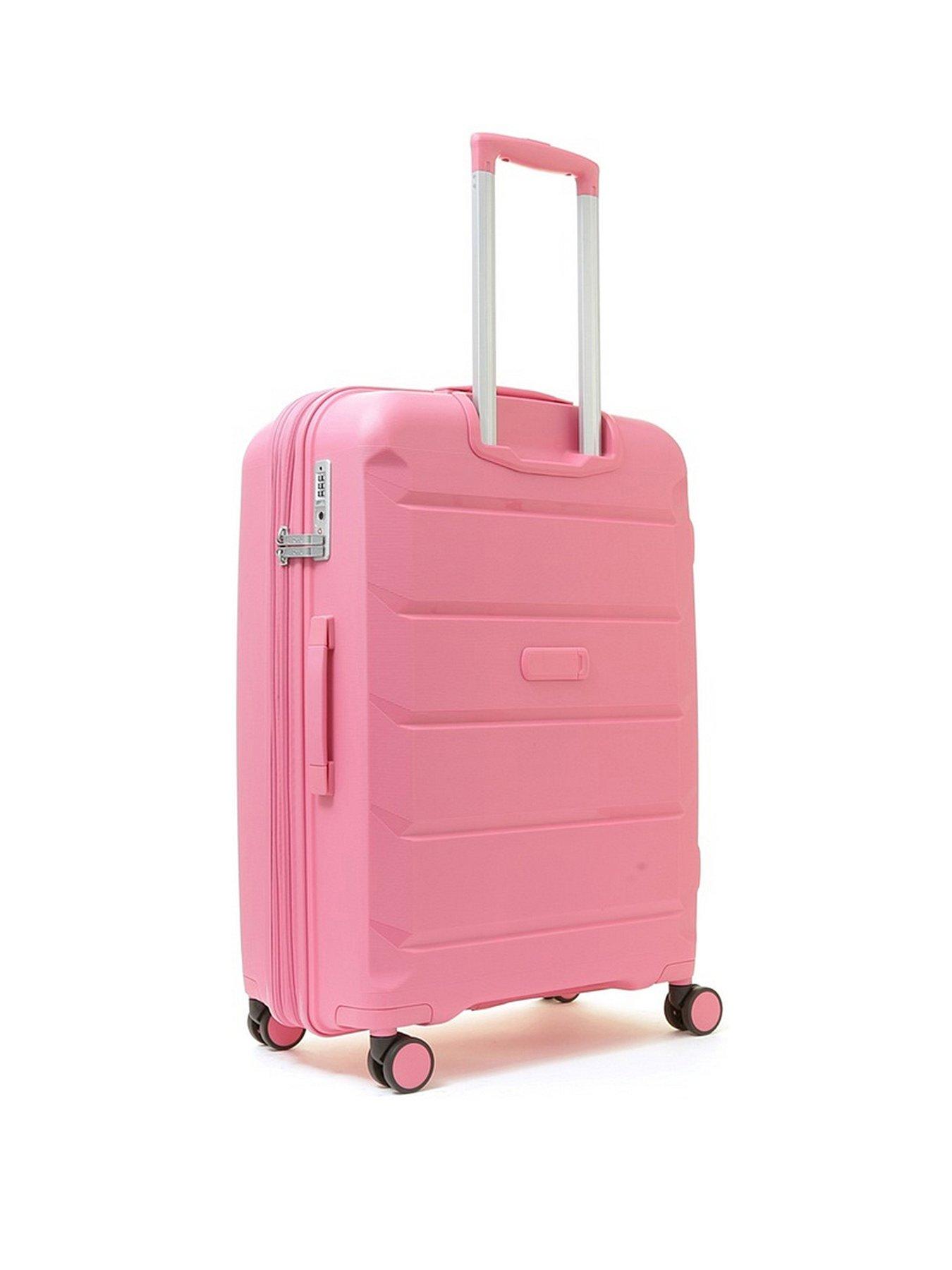 rock-luggage-tulum-8-wheel-hardshell-medium-suitcase-bubblegum-pinkstillFront