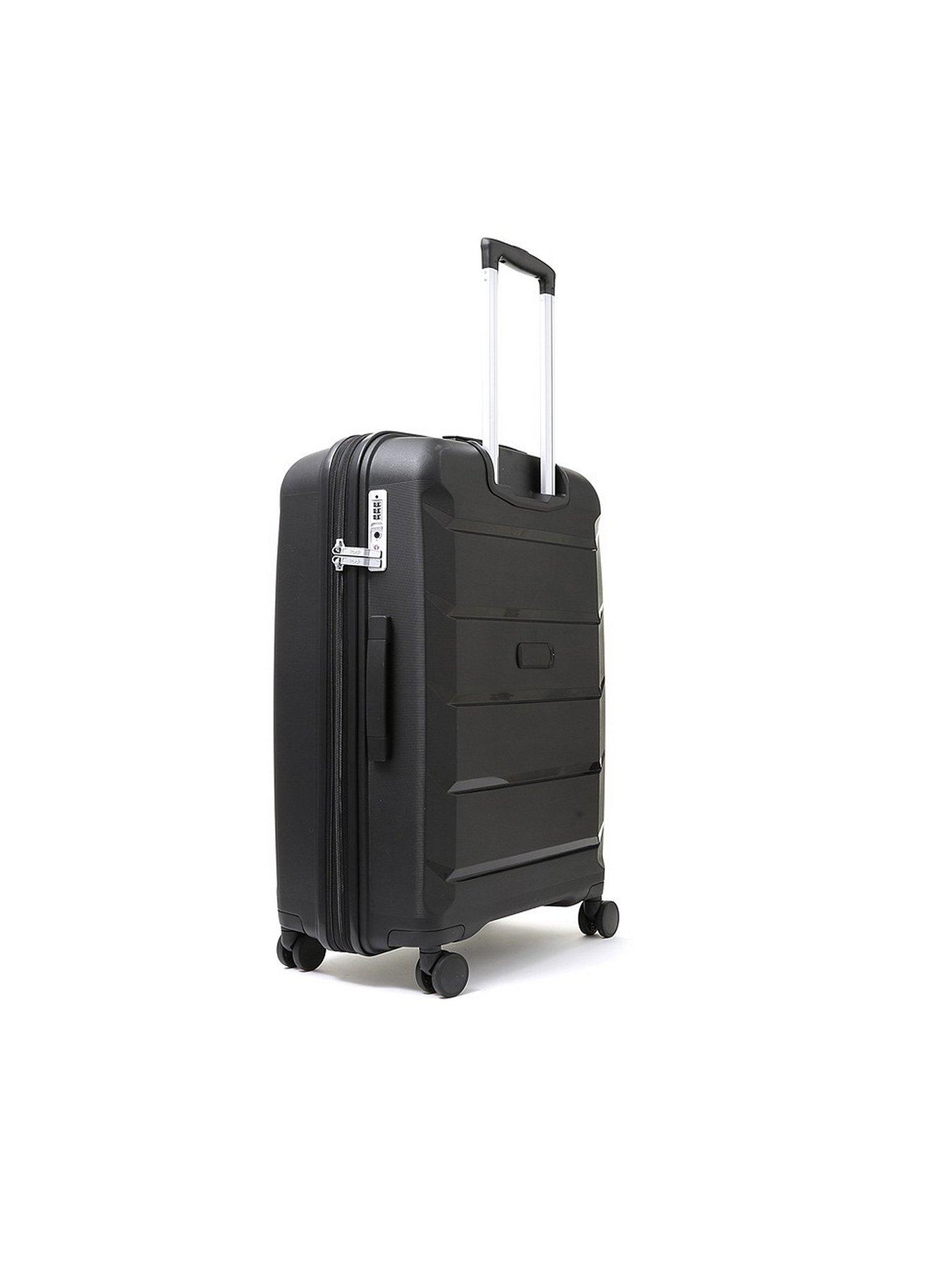 Image 2 of 7 of Rock Luggage Tulum 8 Wheel Hardshell Medium Suitcase - Black