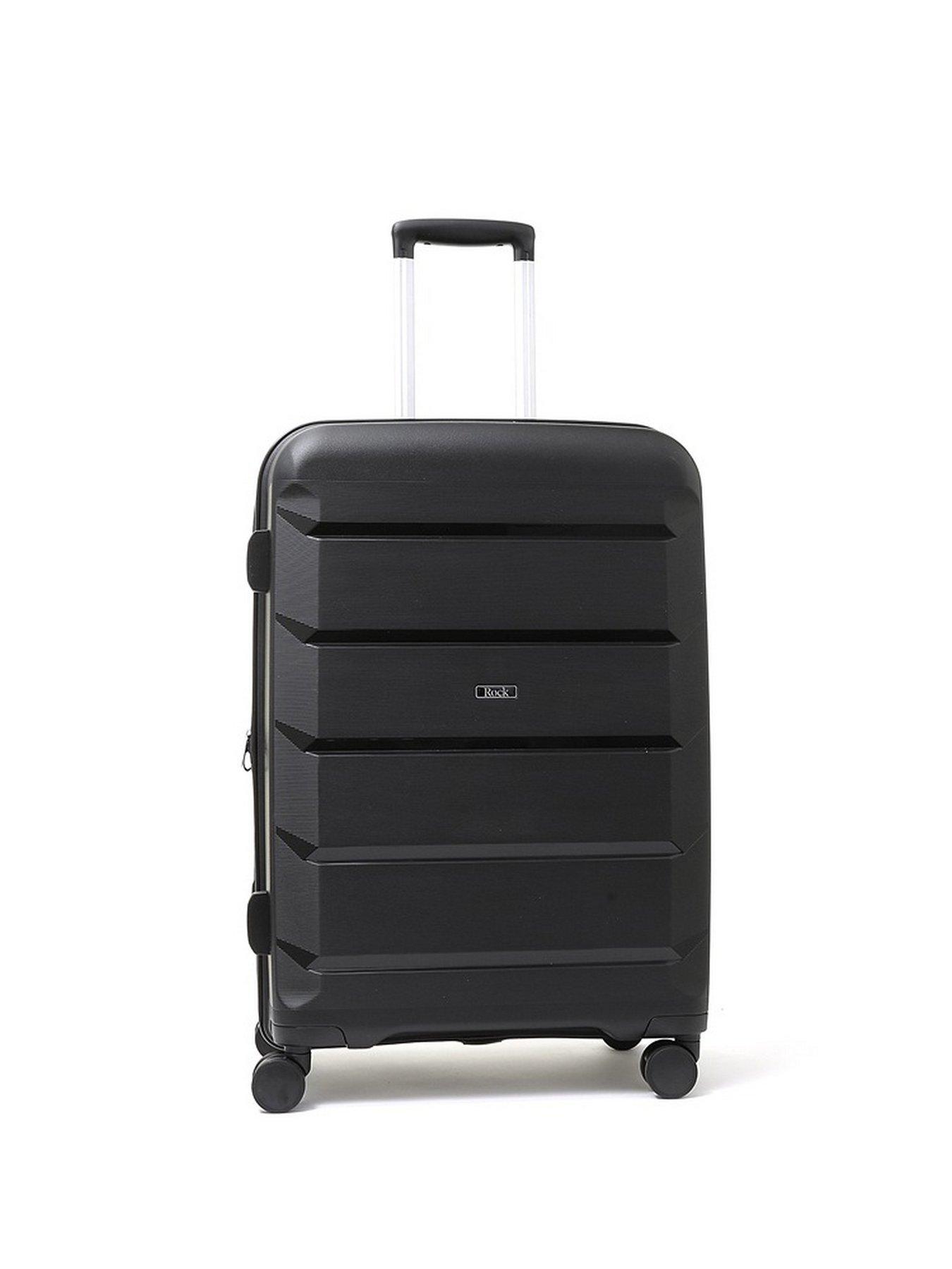 Image 3 of 7 of Rock Luggage Tulum 8 Wheel Hardshell Medium Suitcase - Black