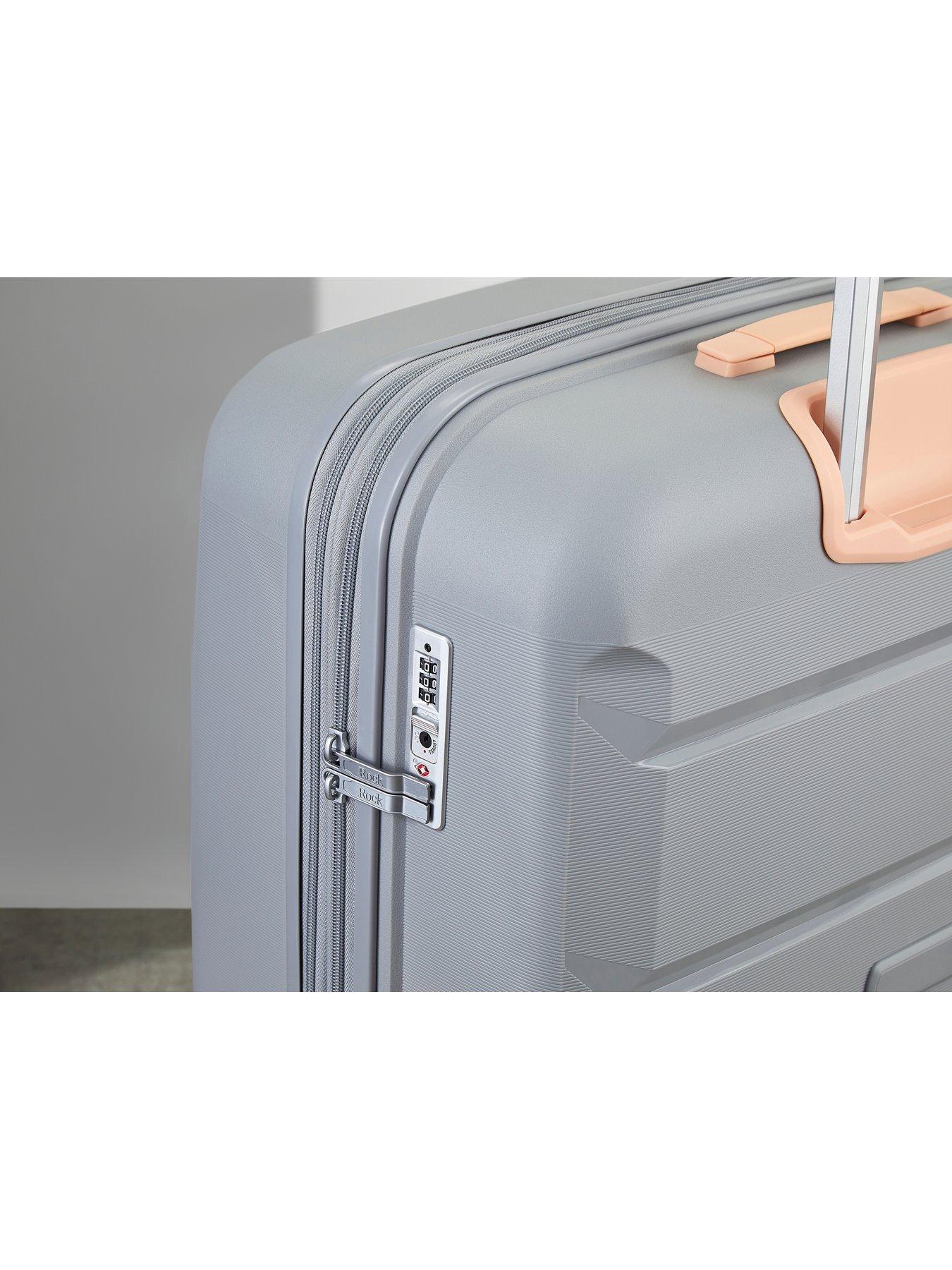 rock-luggage-tulum-8-wheel-hardshell-cabin-suitcase-greyoutfit