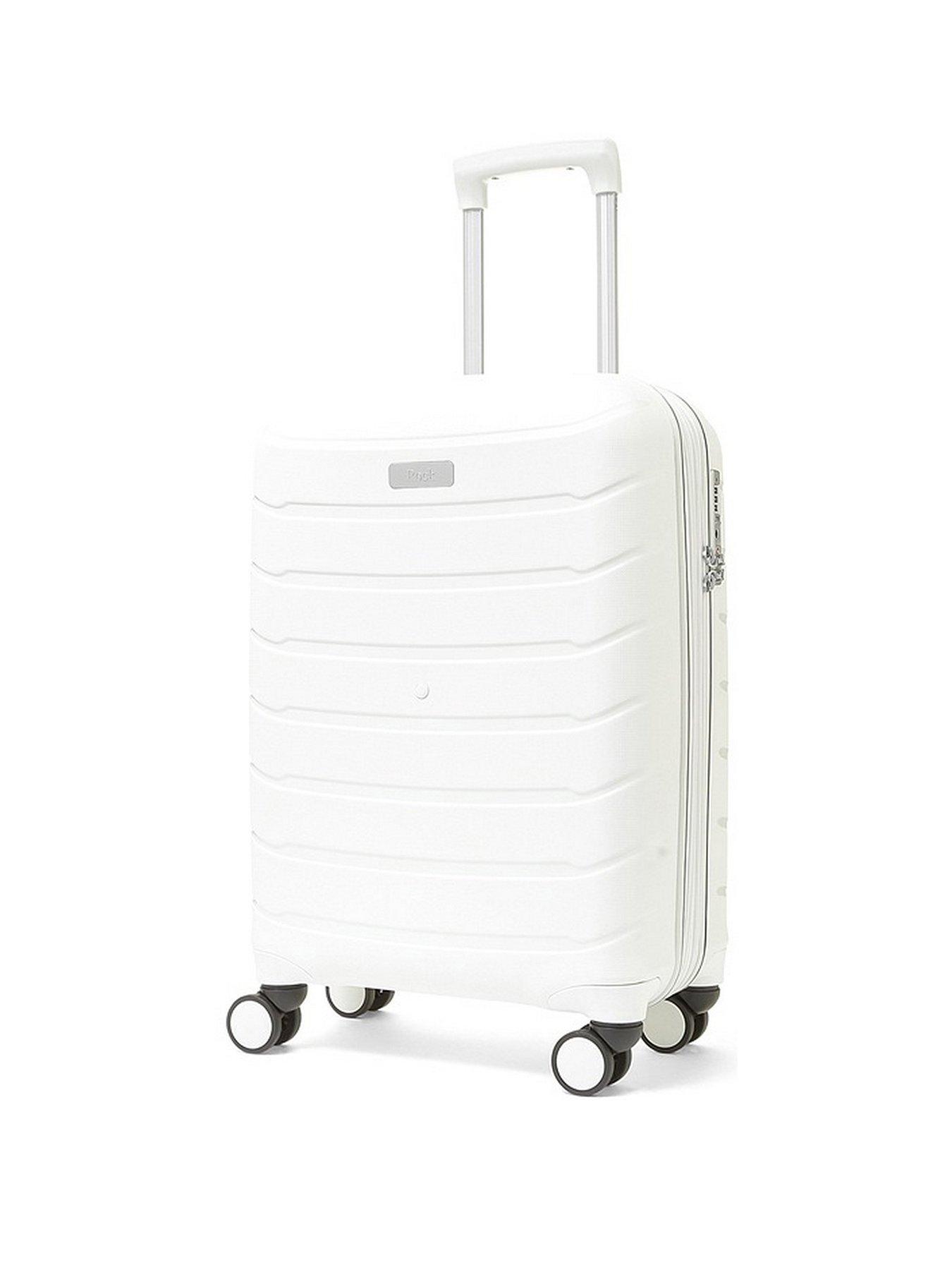 rock-luggage-prime-8-wheel-hardshell-cabin-suitcase-white