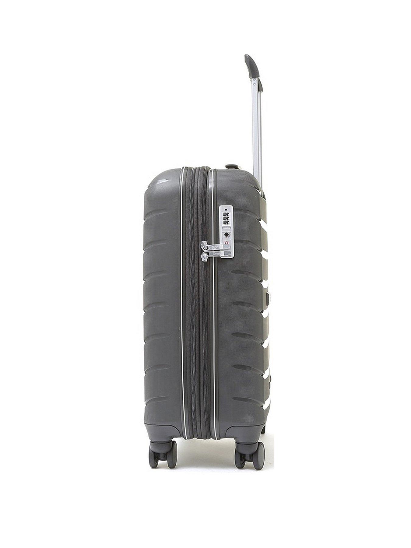 rock-luggage-prime-8-wheel-hardshell-cabin-suitcase-charcoalstillFront