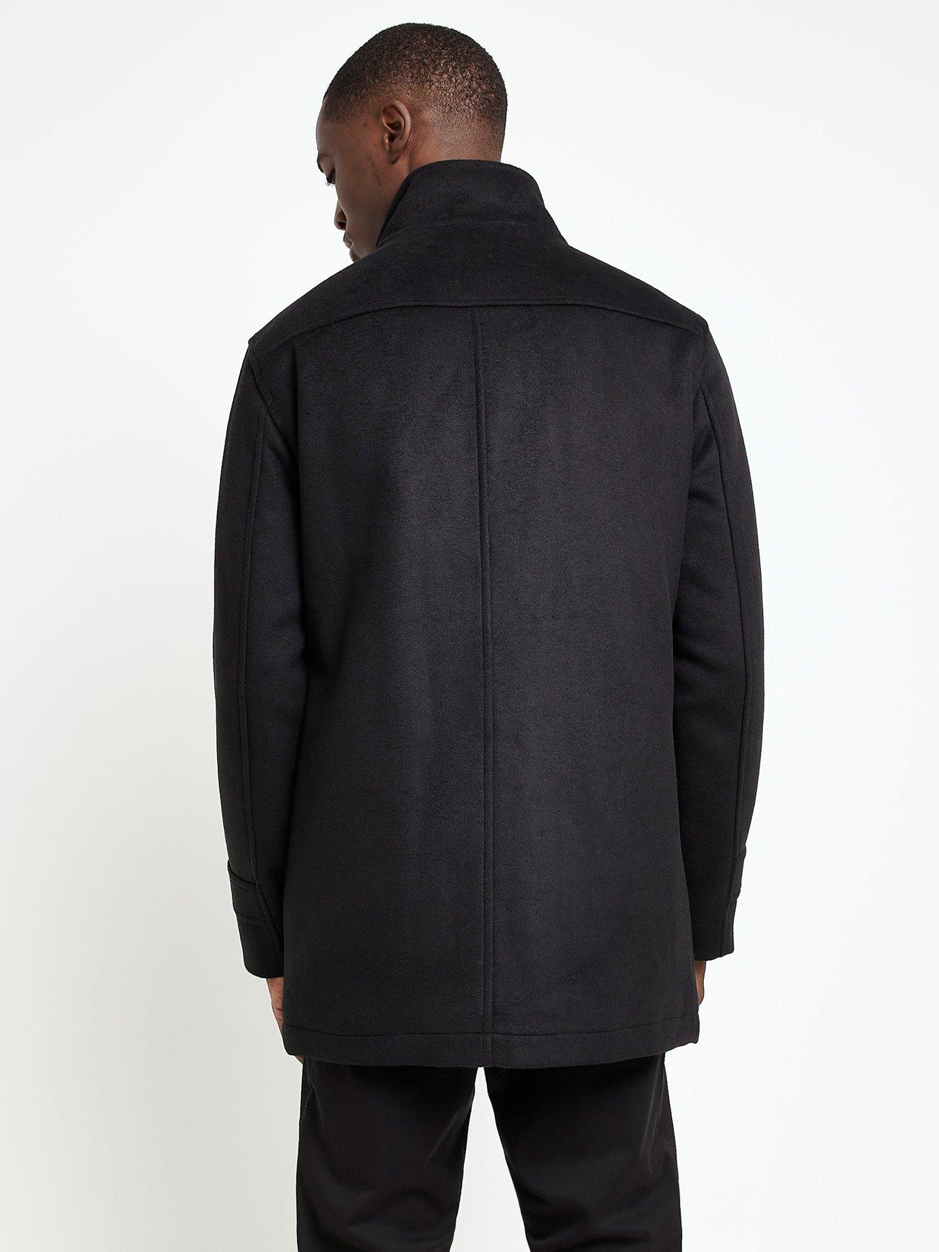 Mens overcoat 2025 river island