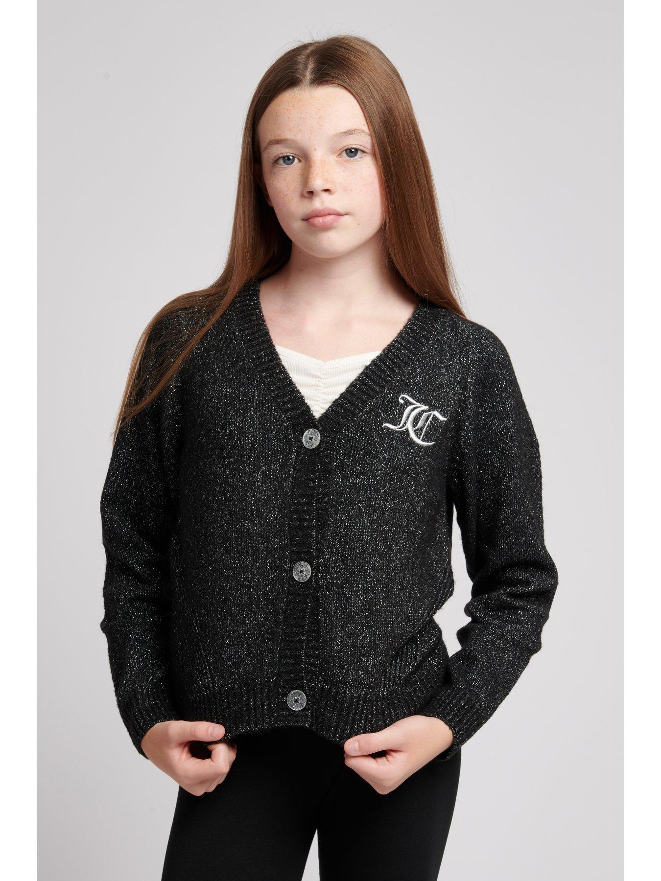 Girls on sale metallic cardigan