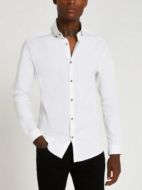 river-island-long-sleeve-muscle-fit-shirt-white