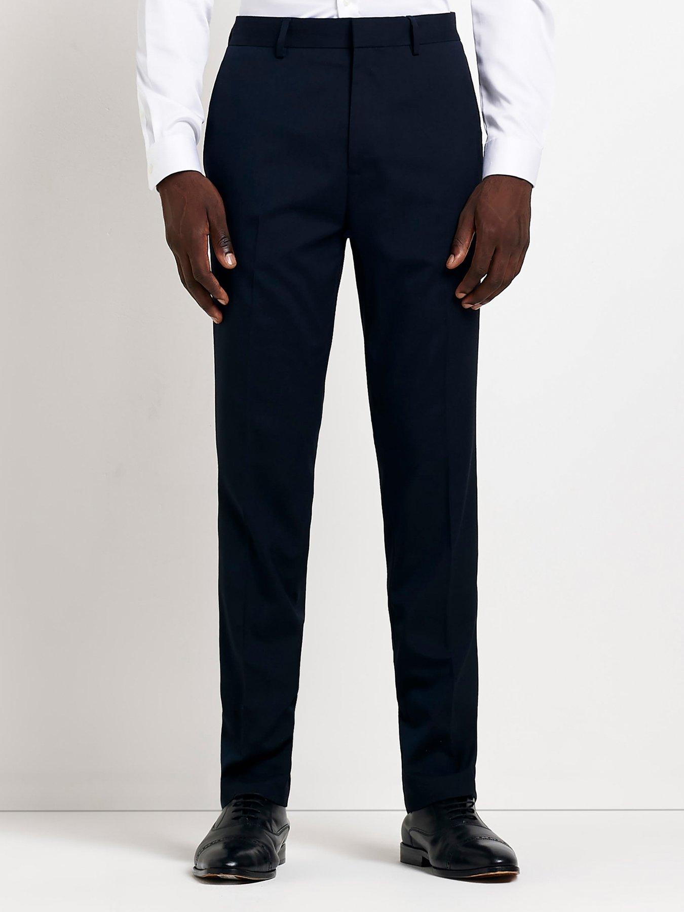 river-island-smart-trouser-sloane-slim-fit-navyfront