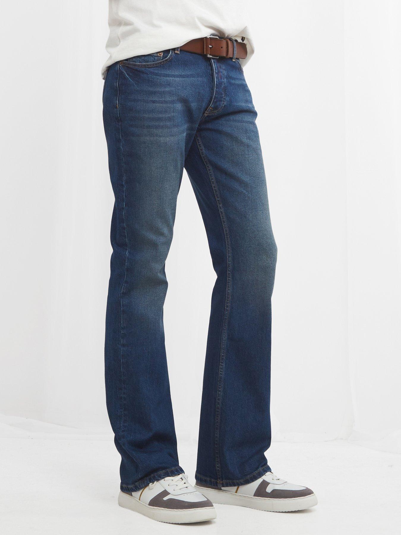Joe Browns Stylish Bootcut Jeans Dark Vintage Wash Blue Very