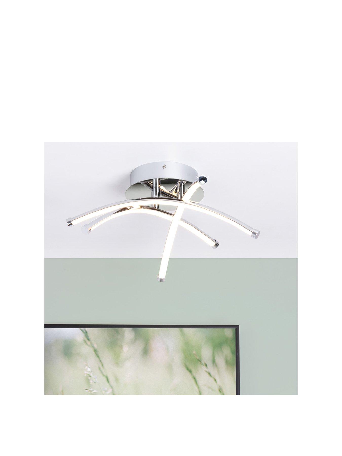 BHS Aalto LED Flush Fitting - Chrome