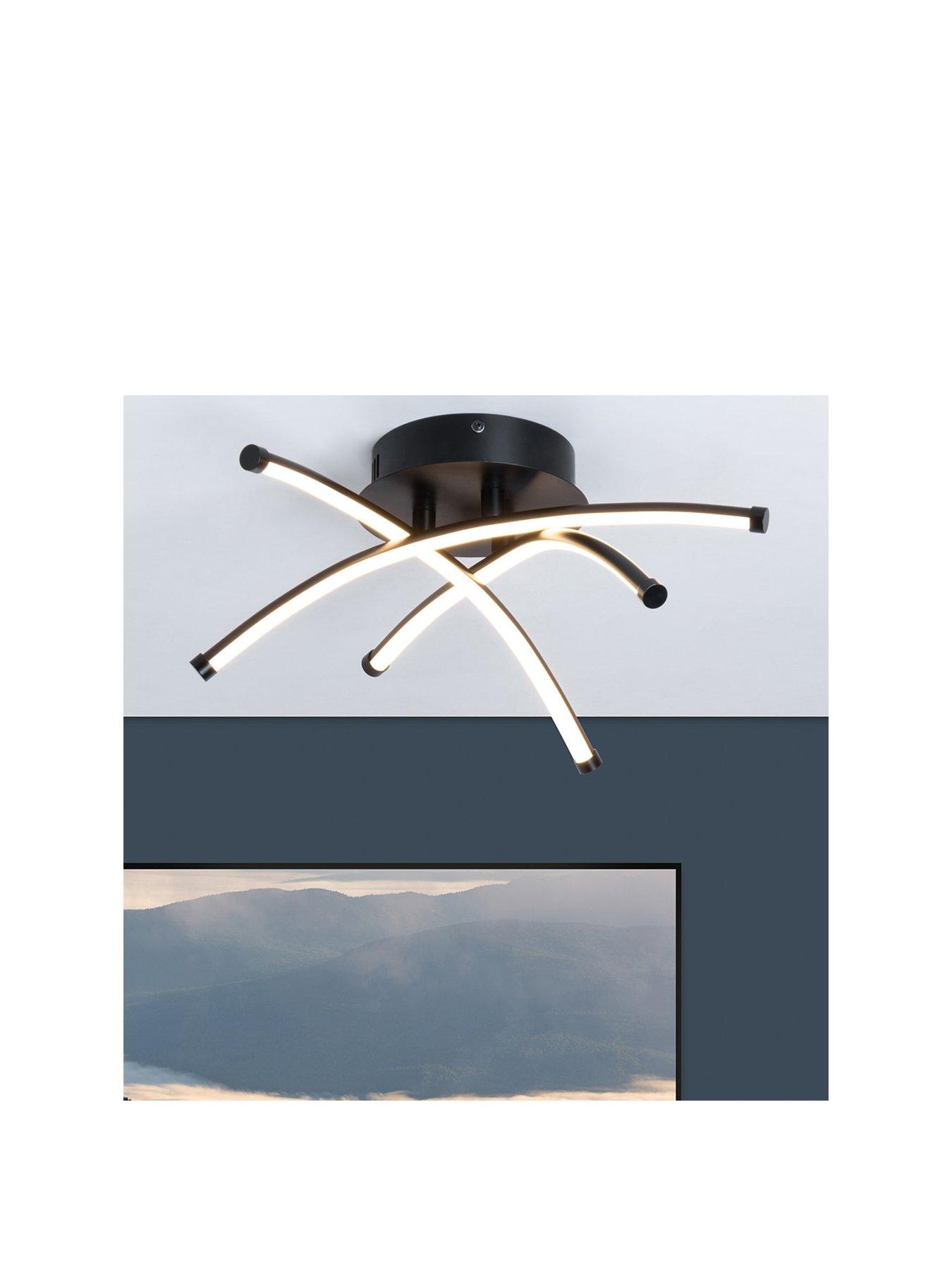 undefined Aalto LED Flush Fitting - Satin Black