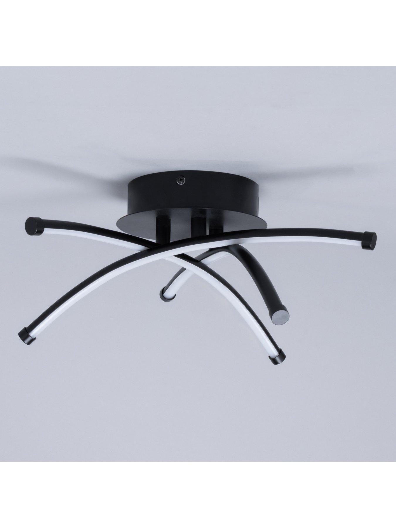 Image 4 of 6 of BHS Aalto LED Flush Fitting - Satin Black