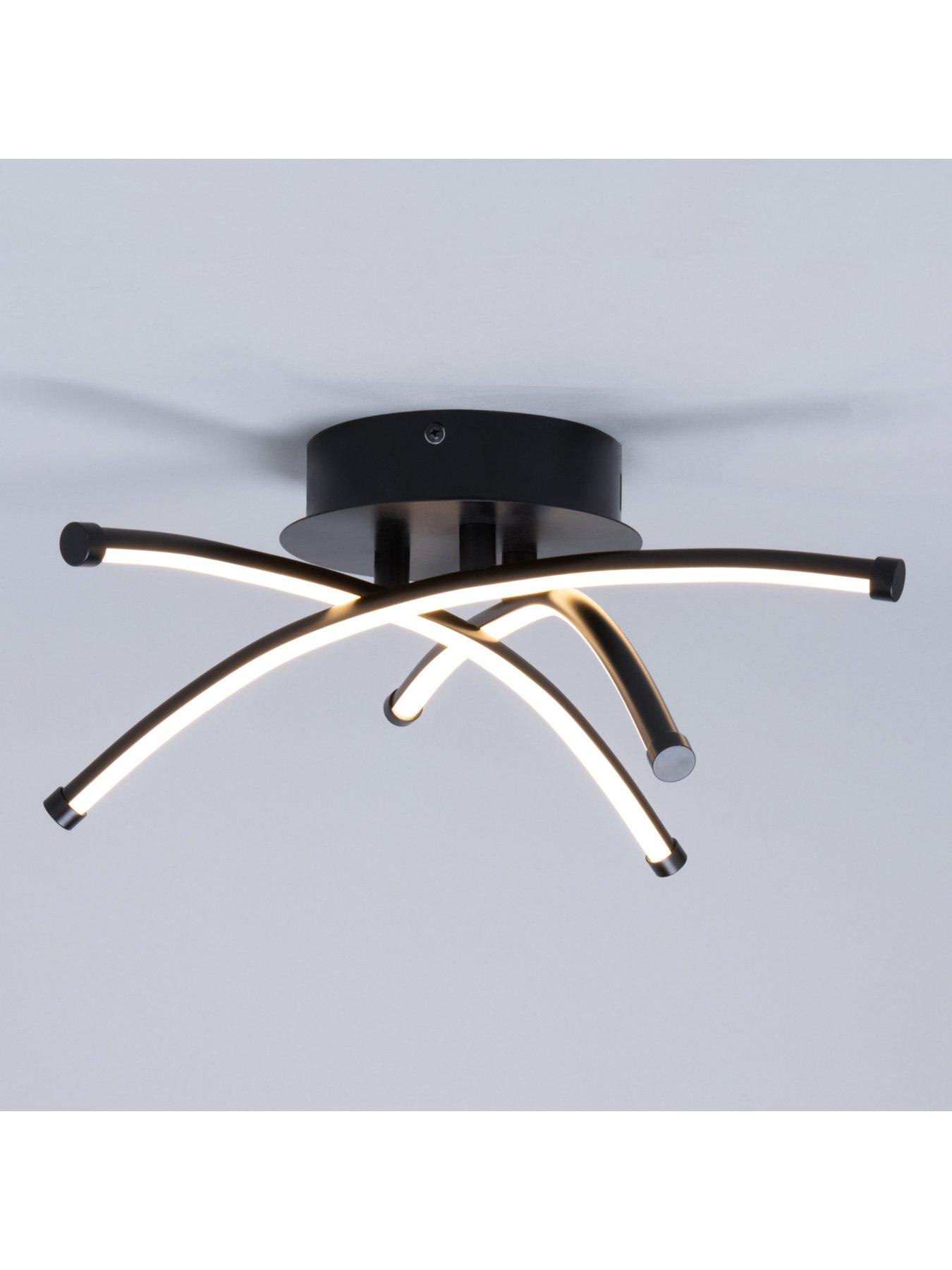 Image 5 of 6 of BHS Aalto LED Flush Fitting - Satin Black