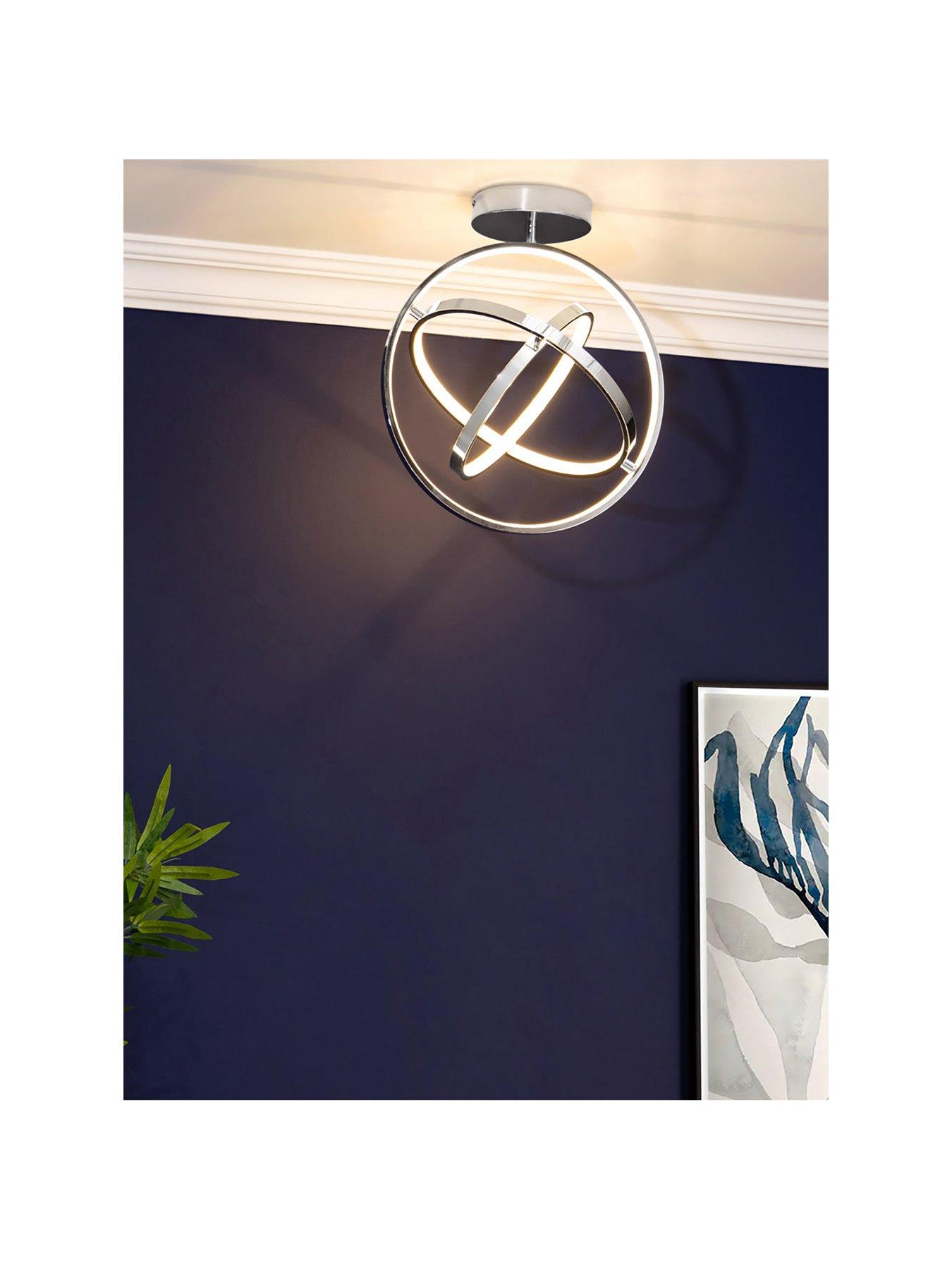 BHS Ingel 3 Rings Orbital LED Flush Fitting - Chrome