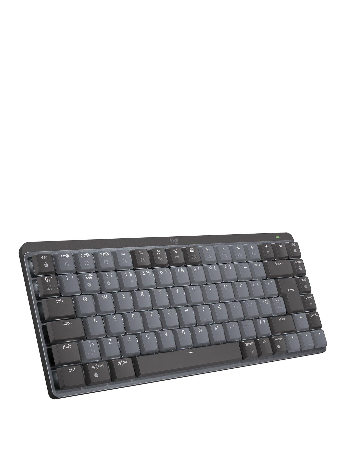 Image 1 of 7 of Logitech Logitech MX Mechanical Mini Minimalist Wireless Illuminated Keyboard - GRAPHITE - UK - EMEA