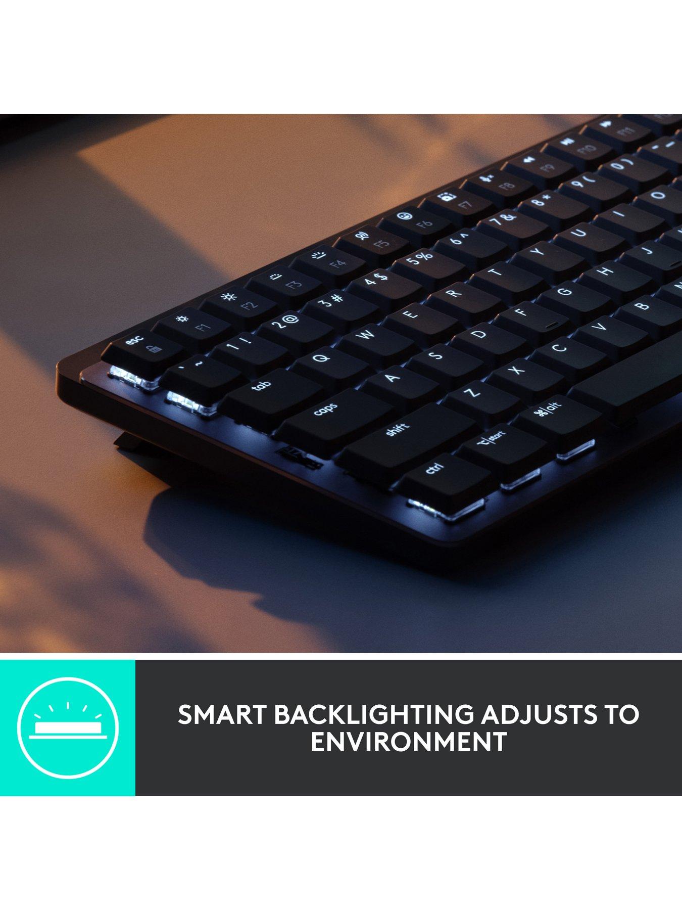 Image 4 of 7 of Logitech Logitech MX Mechanical Mini Minimalist Wireless Illuminated Keyboard - GRAPHITE - UK - EMEA
