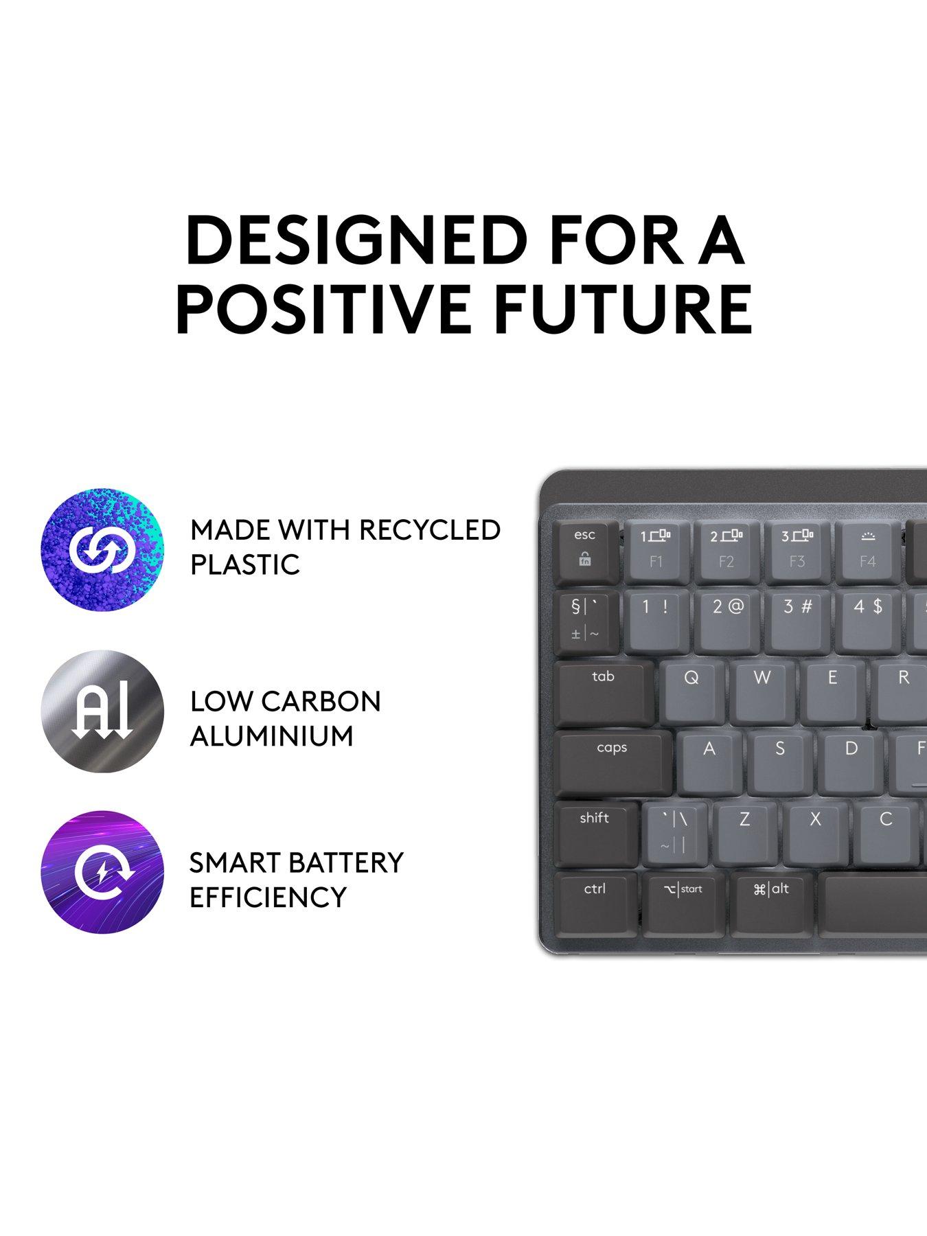 Image 5 of 7 of Logitech Logitech MX Mechanical Mini Minimalist Wireless Illuminated Keyboard - GRAPHITE - UK - EMEA