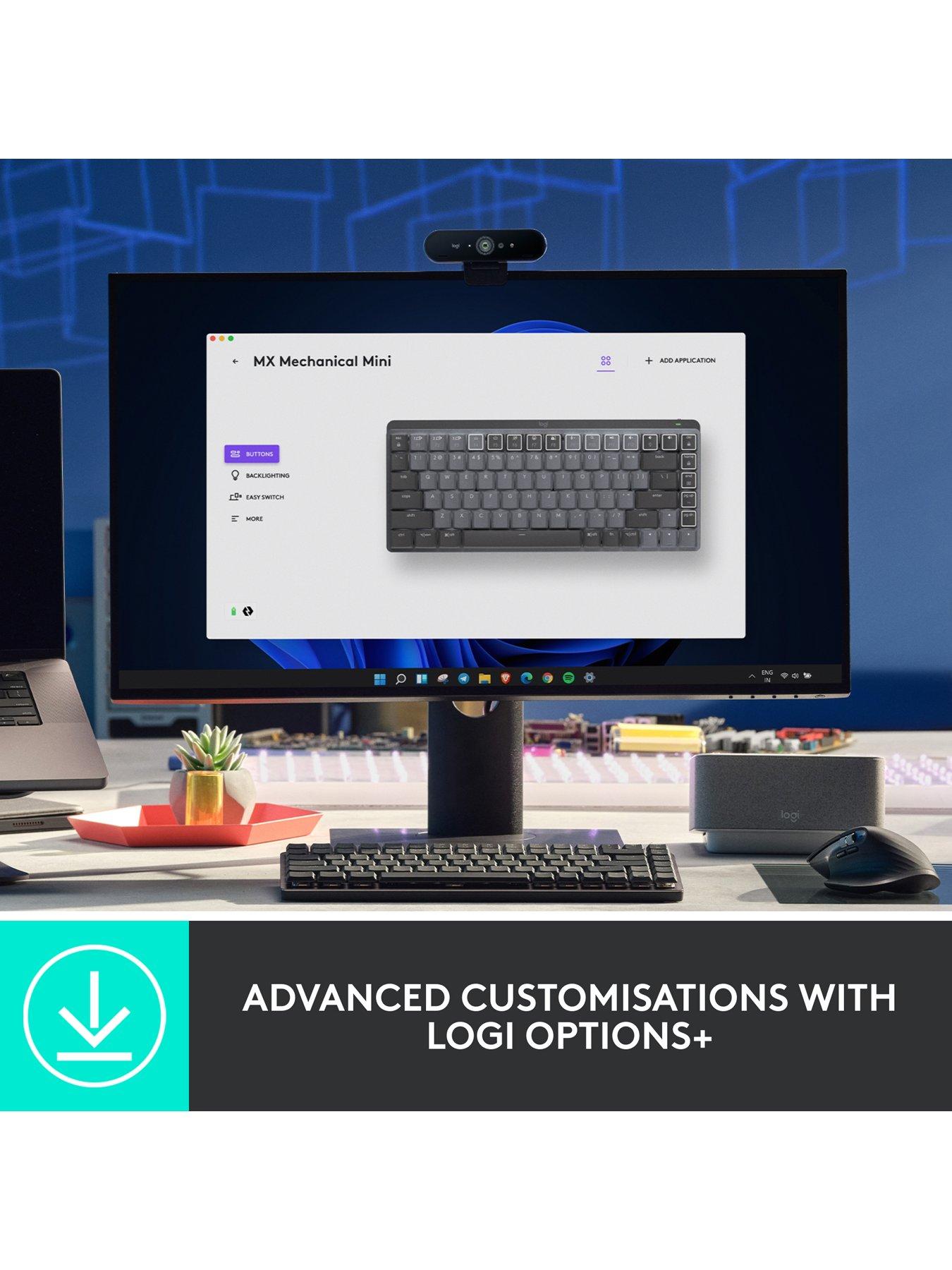 Image 7 of 7 of Logitech Logitech MX Mechanical Mini Minimalist Wireless Illuminated Keyboard - GRAPHITE - UK - EMEA
