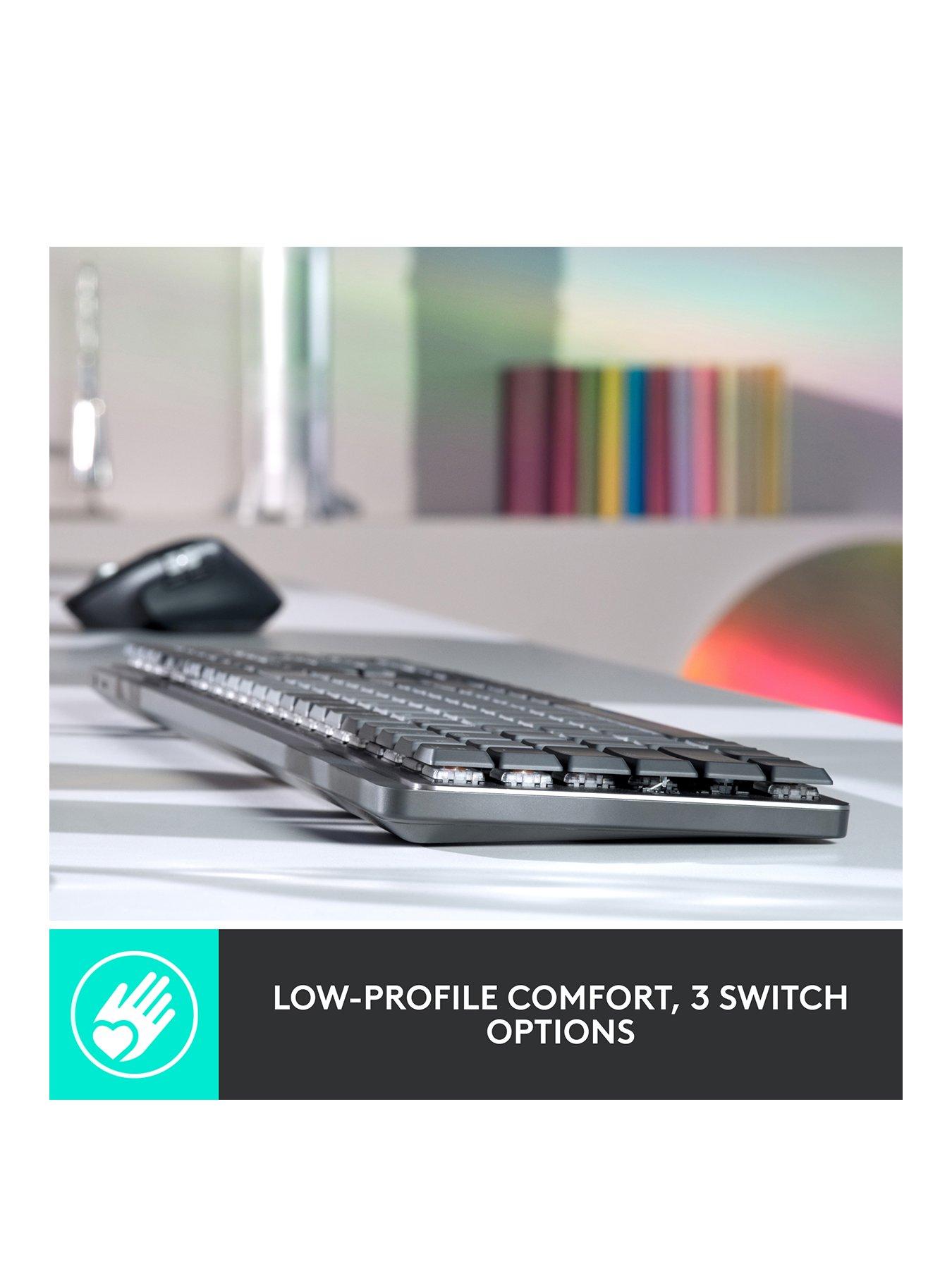 Image 3 of 8 of Logitech Logitech MX Mechanical Wireless Illuminated Performance Keyboard - GRAPHITE - UK - EMEA