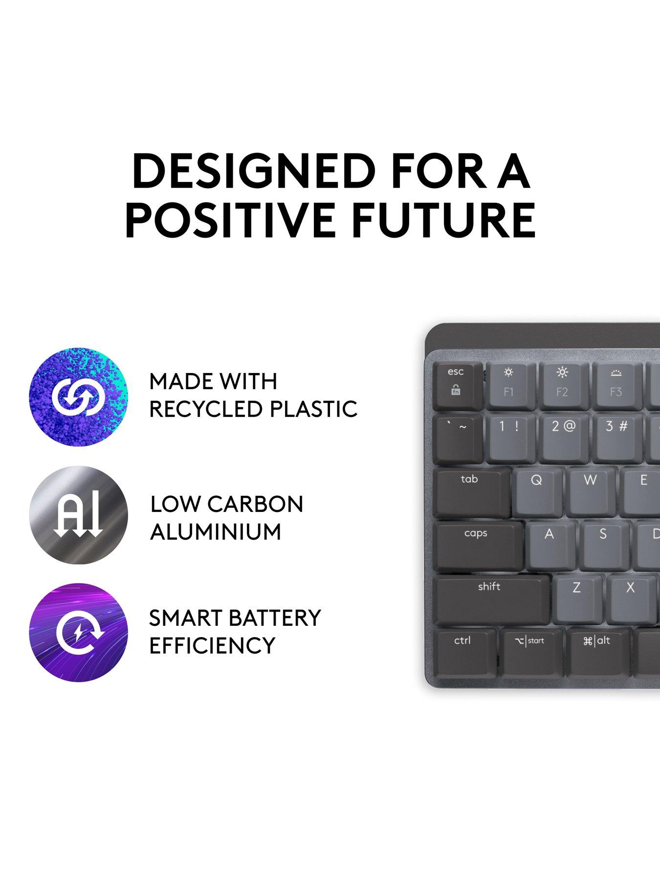Image 5 of 8 of Logitech Logitech MX Mechanical Wireless Illuminated Performance Keyboard - GRAPHITE - UK - EMEA