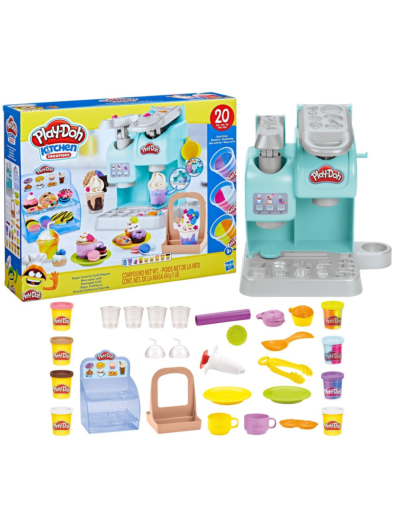 Image 3 of 8 of Play-Doh Kitchen Creations Super Colourful Cafe Playset with 20 Pieces