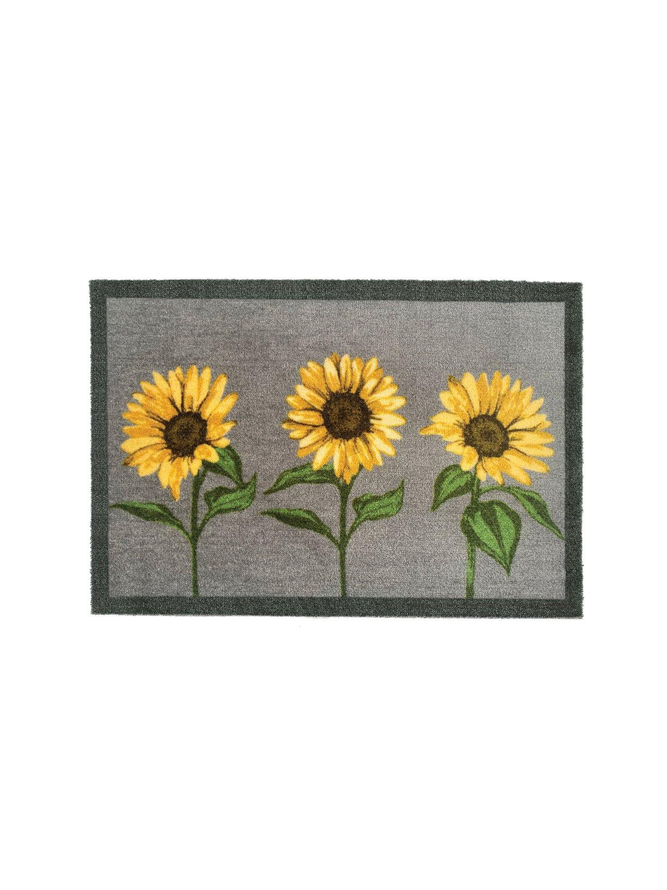 Image 2 of 2 of The Very Collection Sunflowers Doormat - Multi