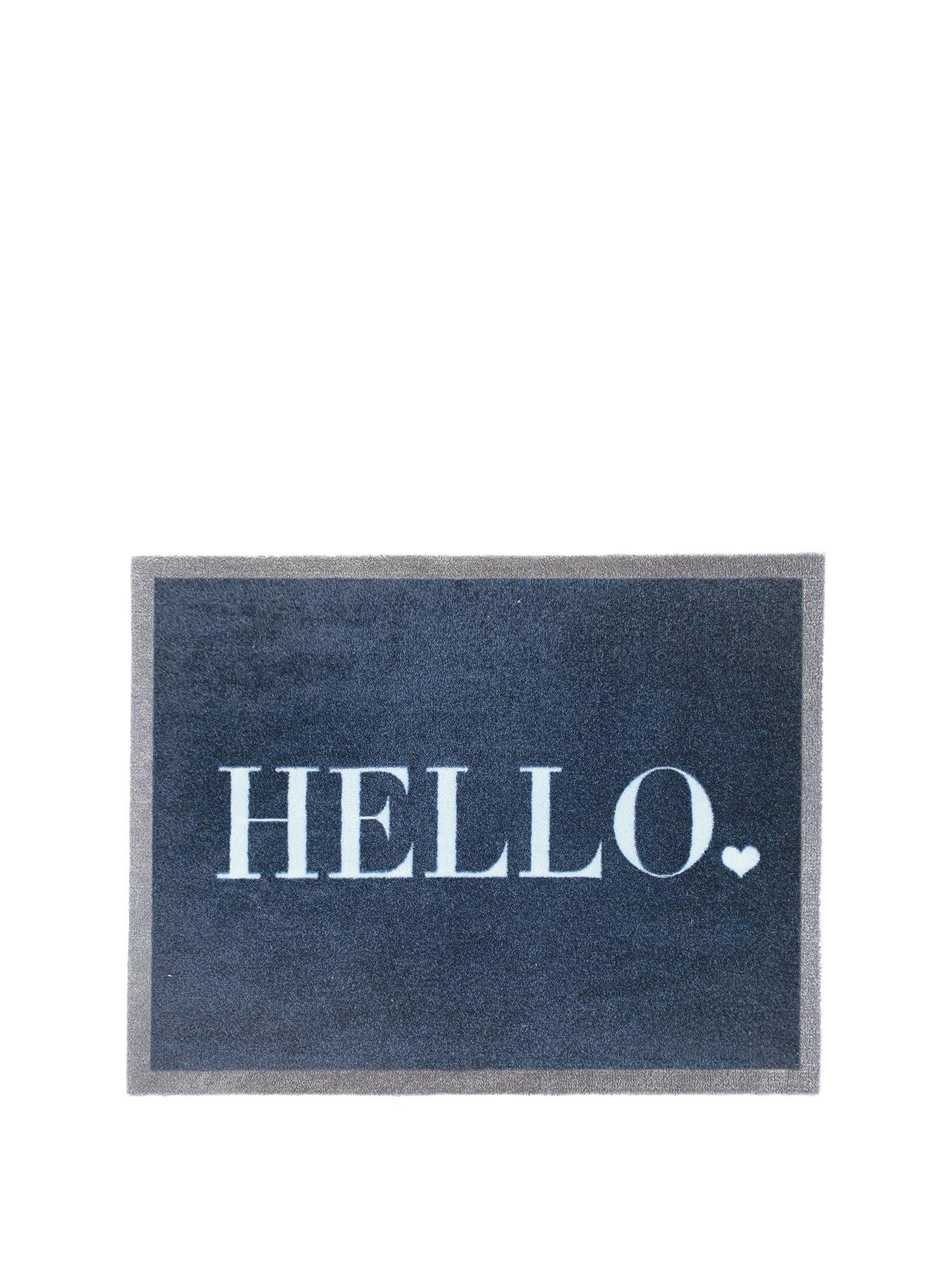 Image 1 of 2 of My Mat Hello Doormat - Navy