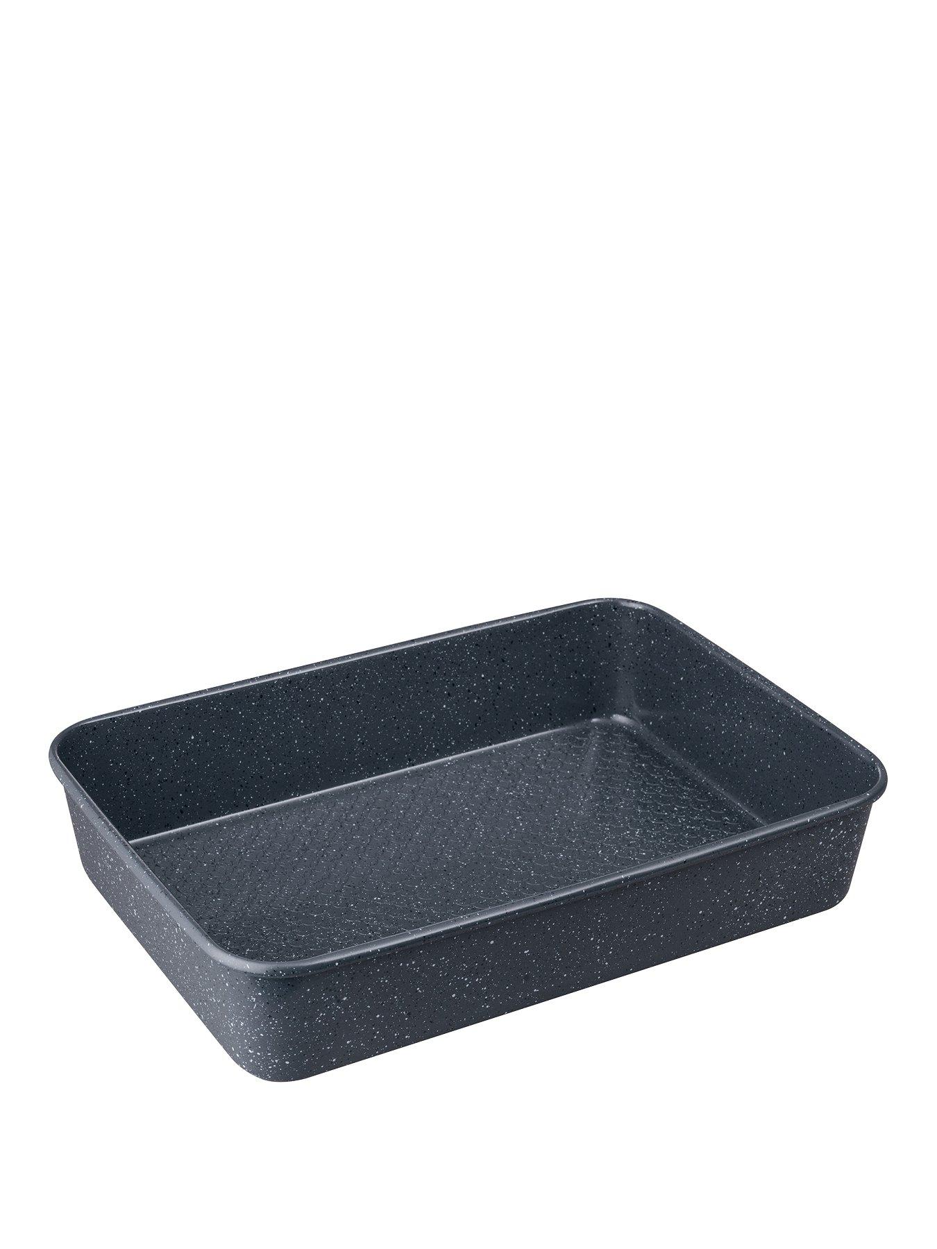 KitchenCraft Divided Baking Tray/Crisper with Non Stick Finish, 40 x 35.5 cm