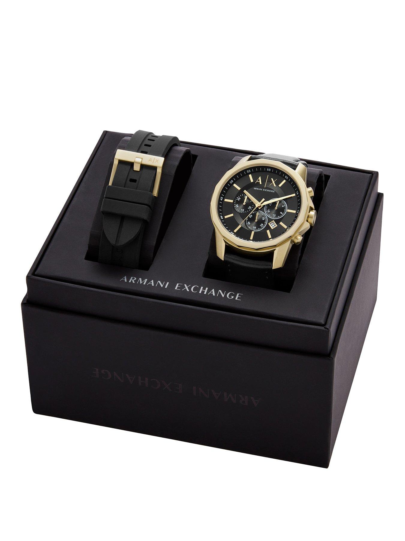 Interchangeable strap watch online gift set