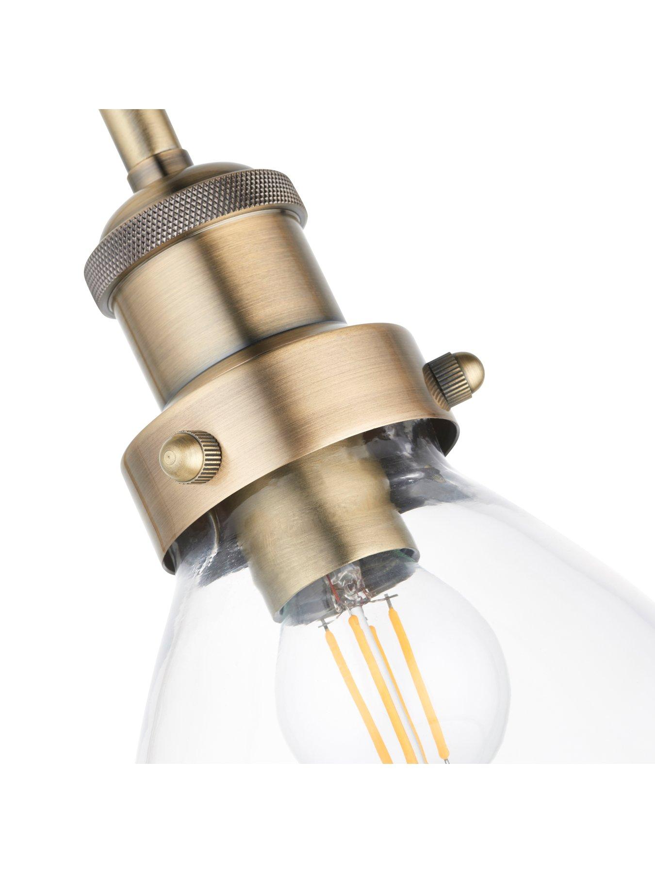 Image 3 of 4 of Very Home Jamey Table Lamp - Brass