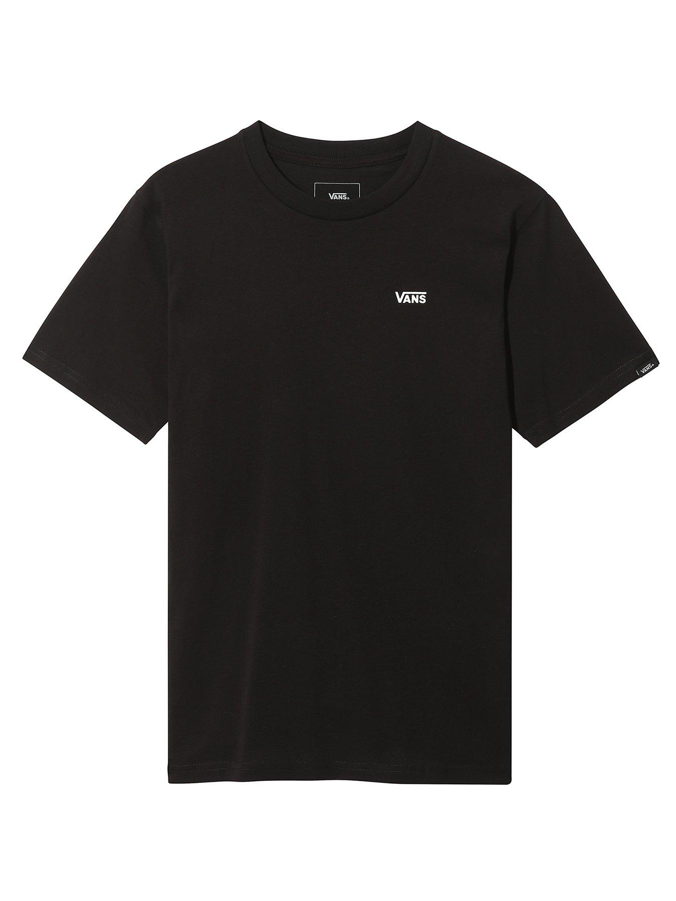 undefined Boys Left Chest Logo T-Shirt - Black