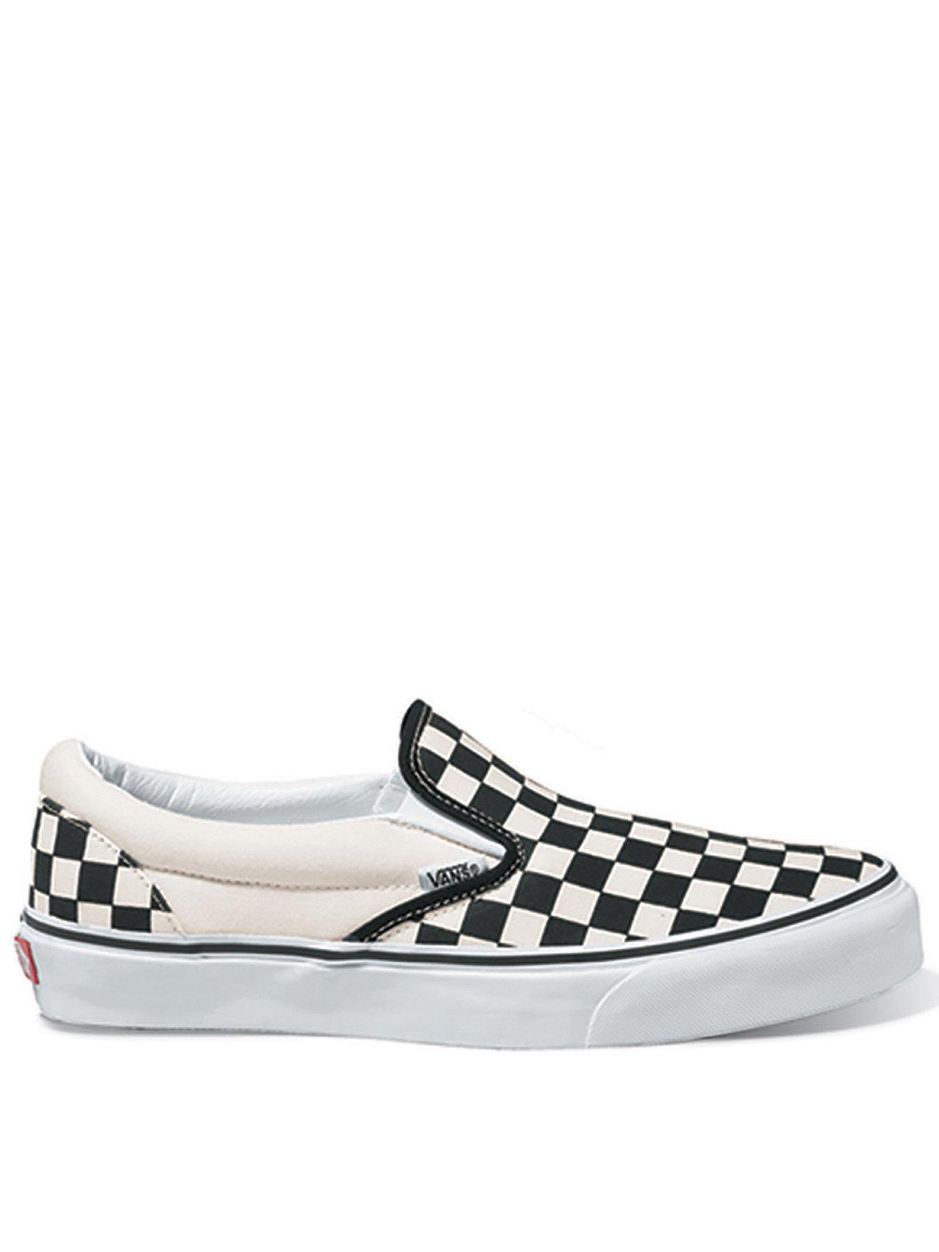 vans-kids-unisex-classic-slip-on-checkerboard-trainer-blackwhite