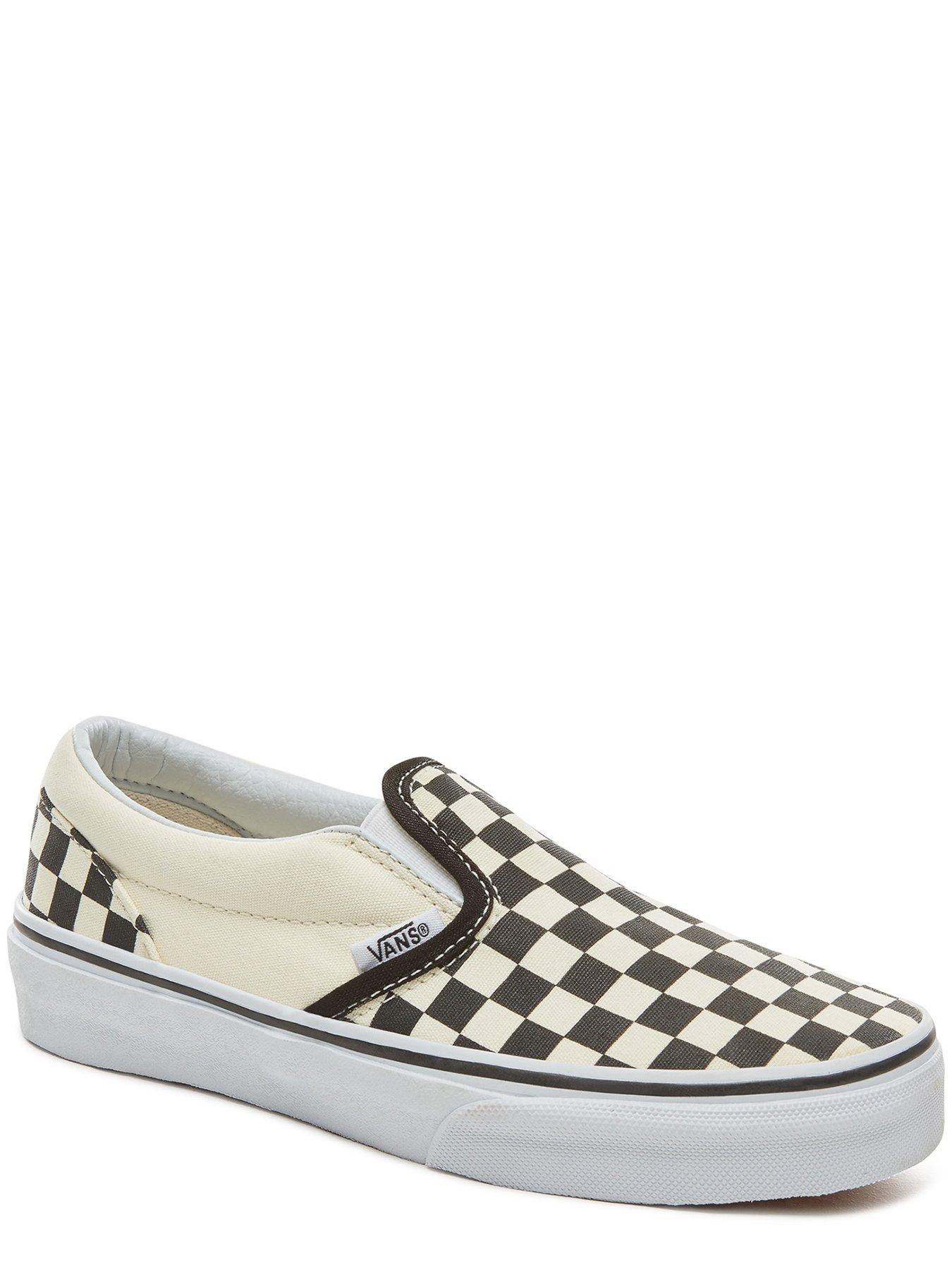 Image 3 of 5 of Vans Kids Unisex Classic Slip-On Checkerboard Trainer - Black/White