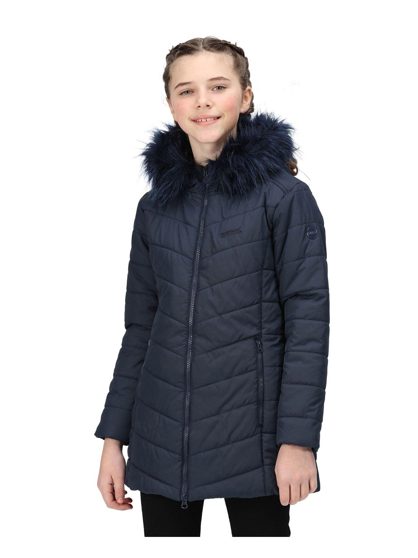 Image 1 of 5 of Regatta Girls Fabrizia Jacket - Navy