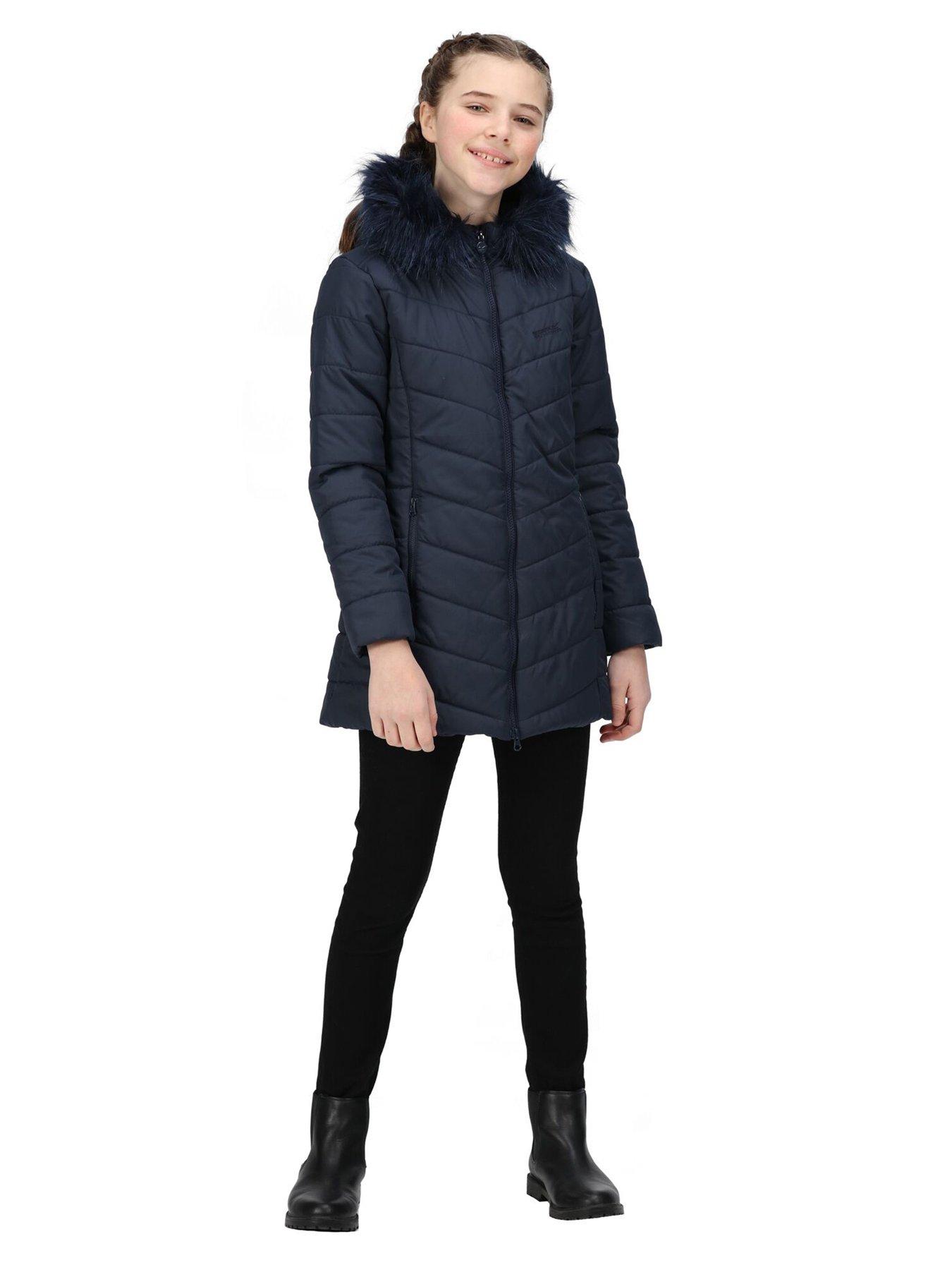 Image 4 of 5 of Regatta Girls Fabrizia Jacket - Navy