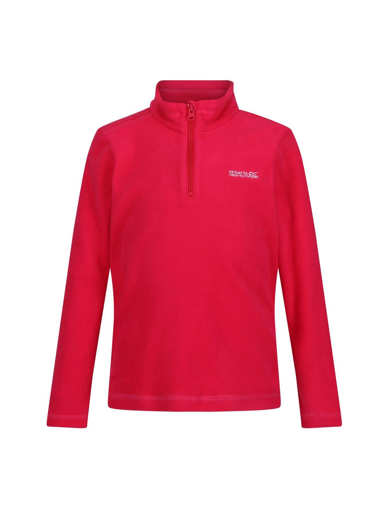 regatta-kids-hot-shot-ii-14-zip-fleece-pinkoutfit