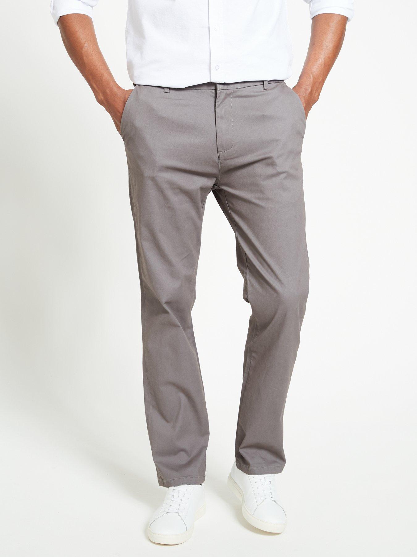 Everyday Straight Chino Trouser - Charcoal