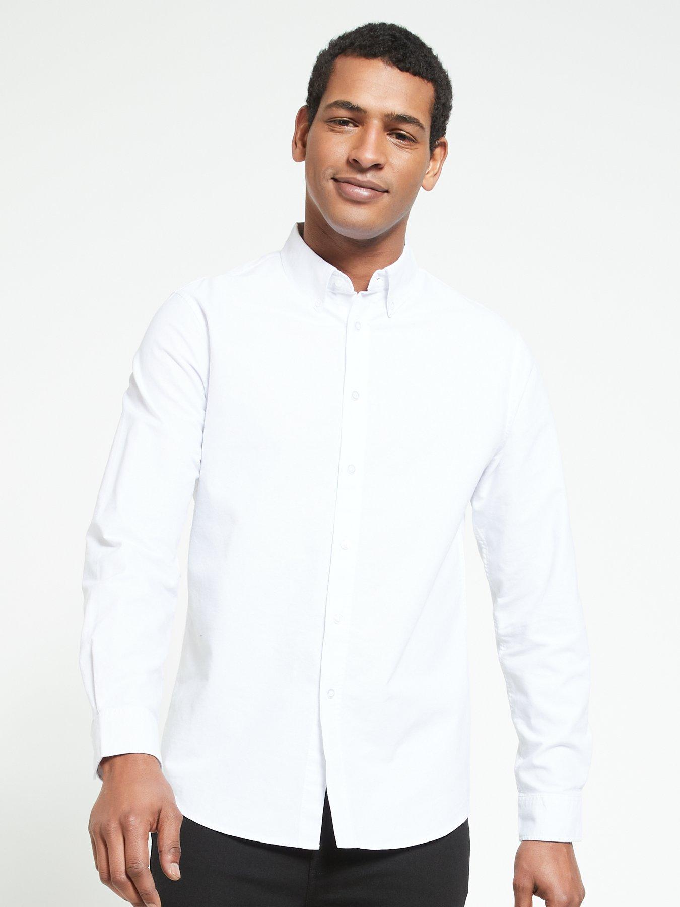 Mens long sleeve 2025 button down shirts