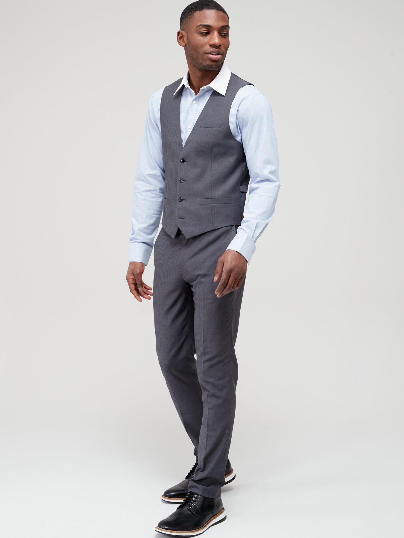 Grey hotsell herringbone waistcoat