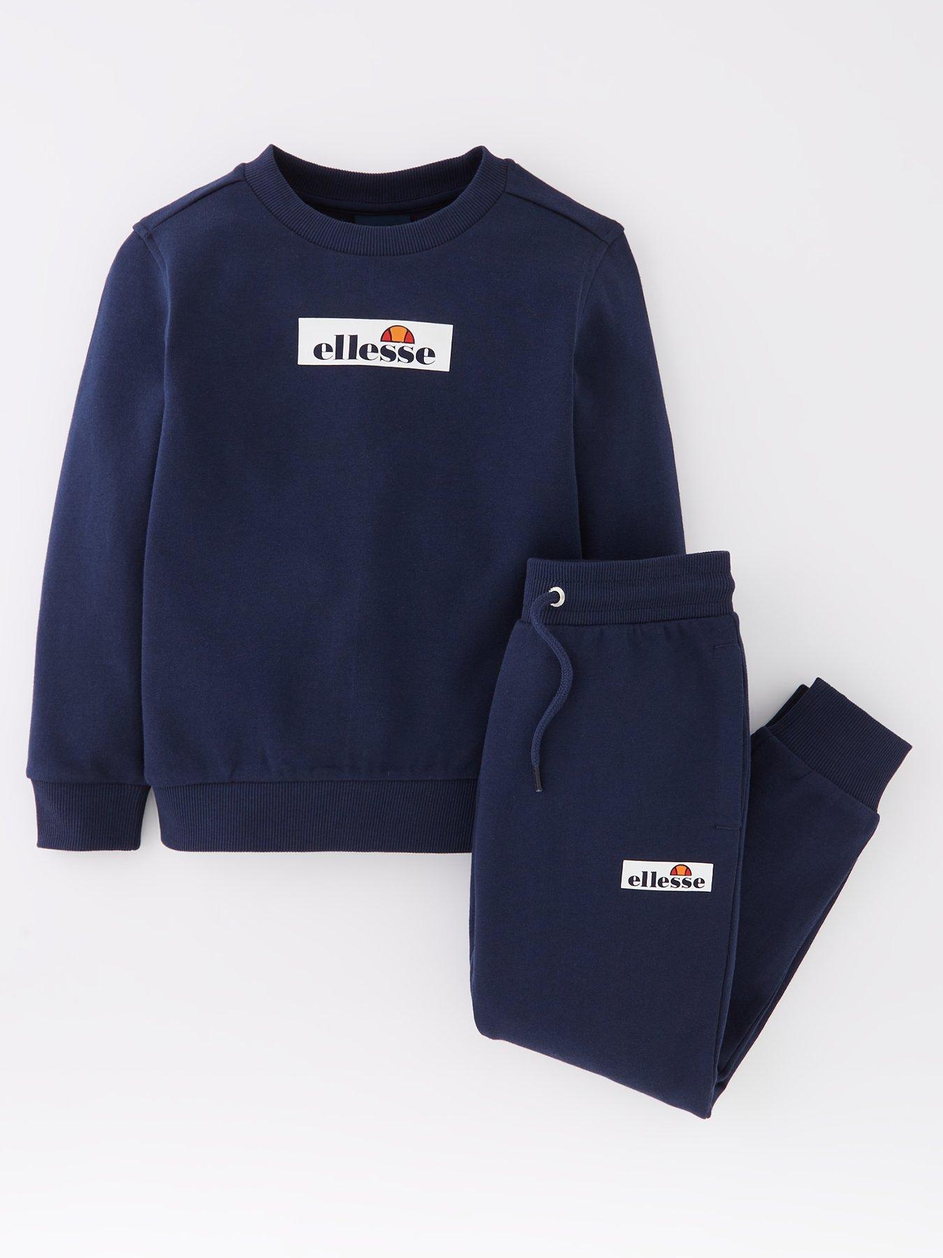 Younger Fleece Pullover Hoodie And Joggers 2-piece Set - Blue