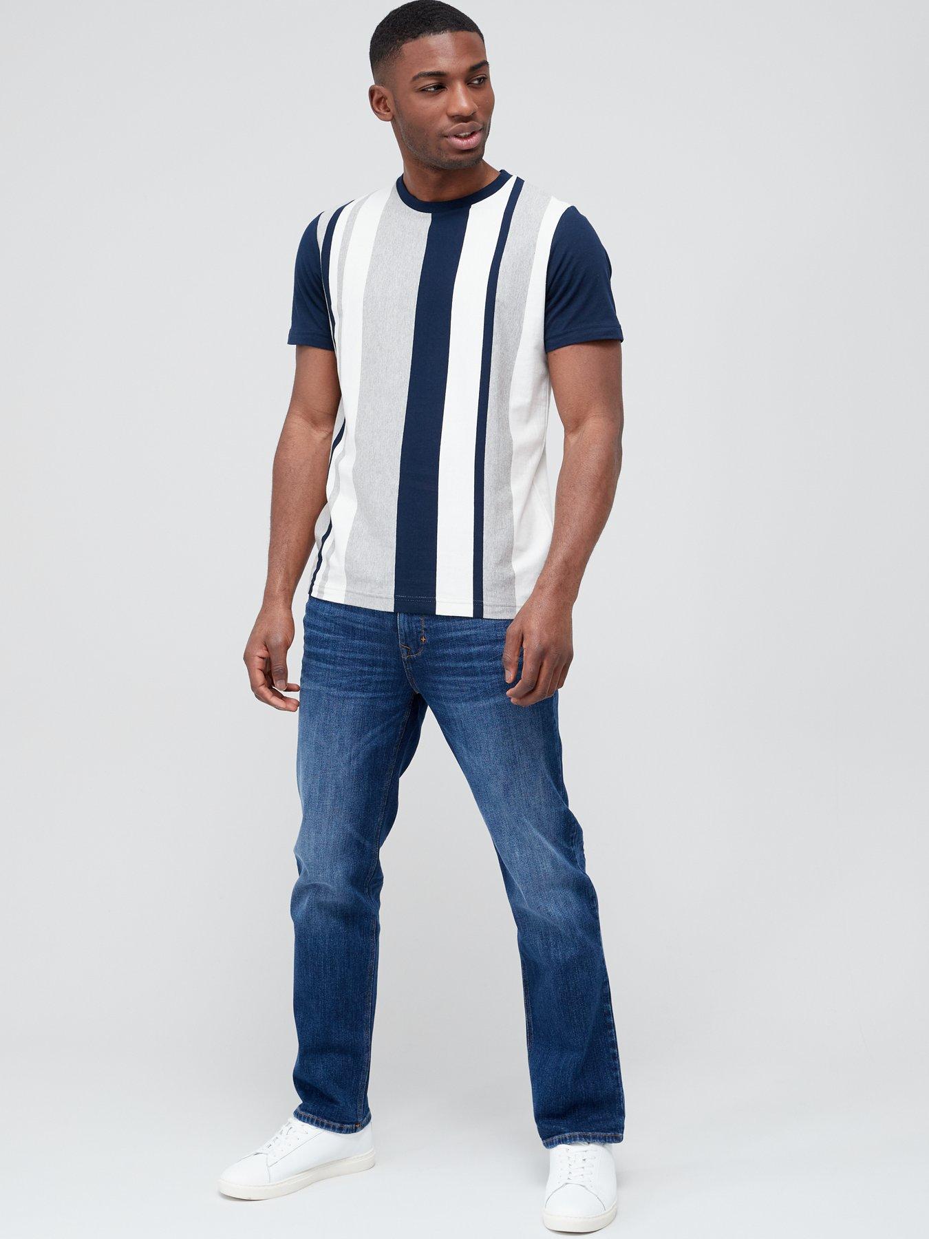 Image 3 of 5 of The Very Collection Premium Straight Stretch Jeans - Mid&nbsp;Blue