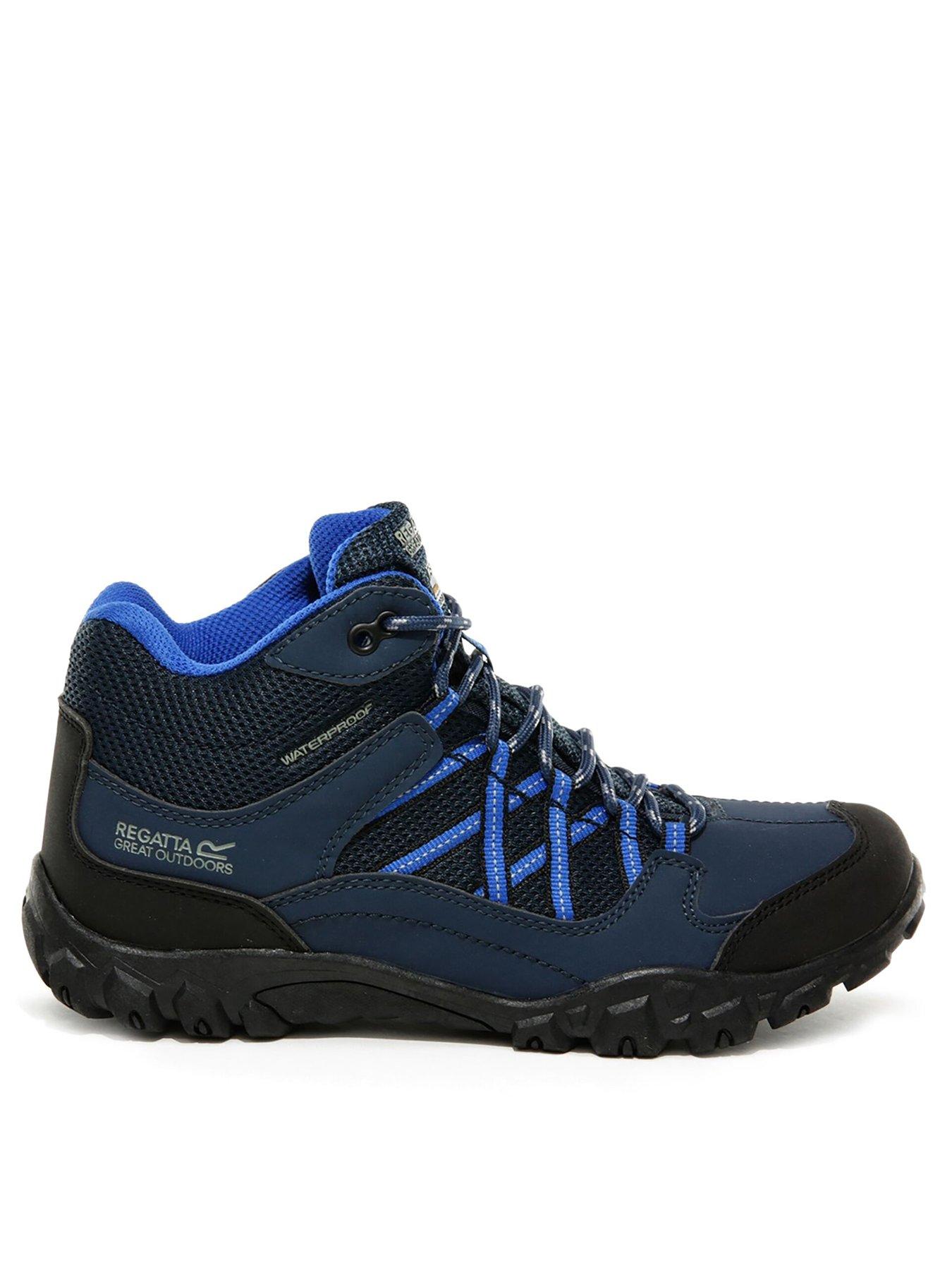 regatta-junior-edgepoint-mid-cut-walking-boot-blue