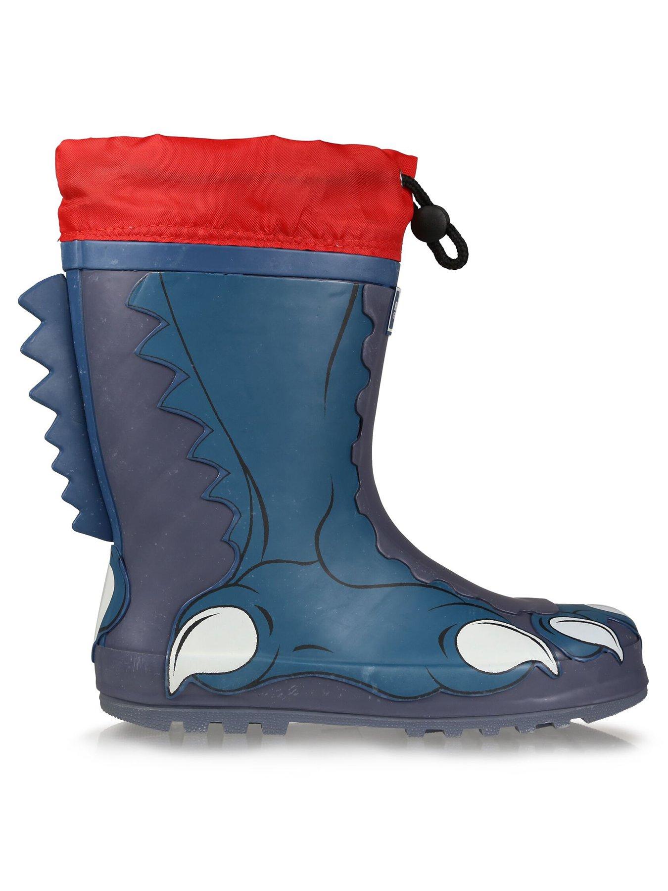 regatta-kids-mudplay-wellies-dragon-blue