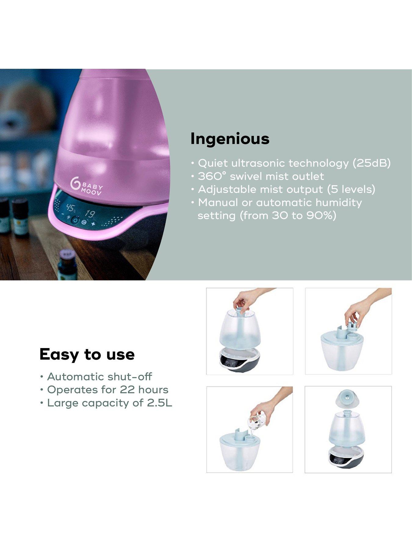 Image 4 of 7 of Babymoov Hygro (+) 3 in 1 Baby Humidifier/ Diffuser and Night Light
