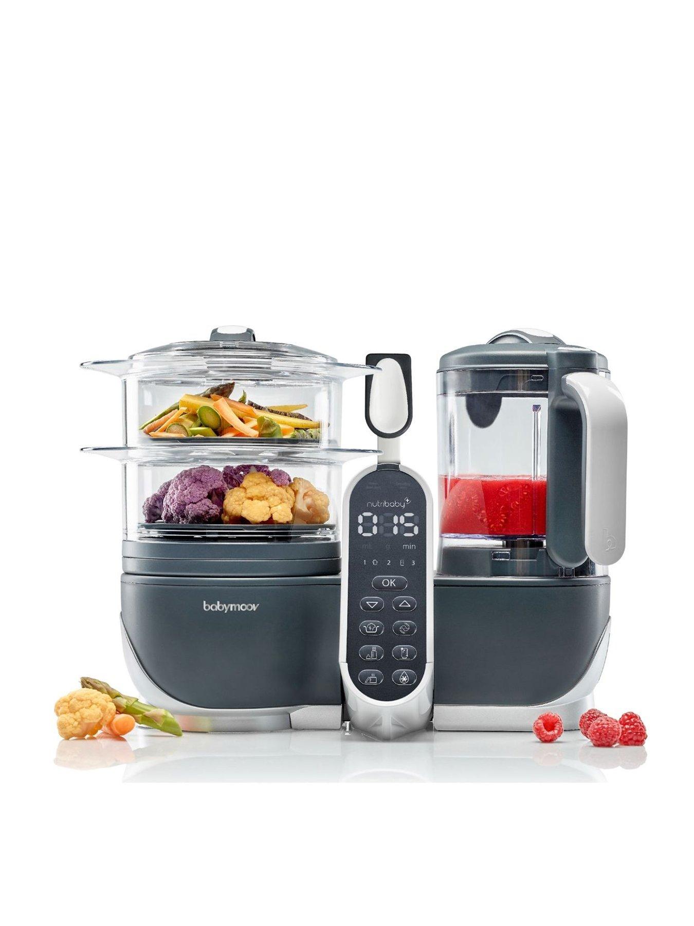 undefined Nutribaby(+) 6-in-1 Baby Food Processor/Blender/Steamer - Industrial Grey