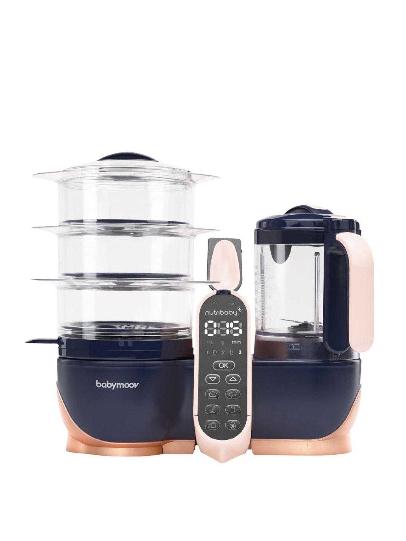 Image 1 of 7 of Babymoov Nutribaby XL 6-in-1 Baby Food Processor/Blender/Steamer - Blue