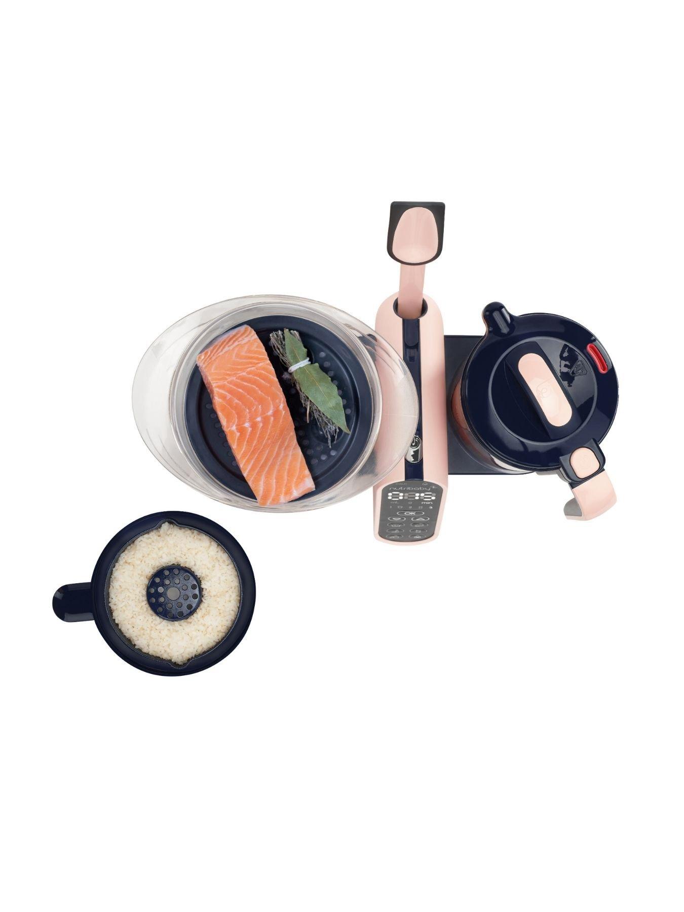 Image 6 of 7 of Babymoov Nutribaby XL 6-in-1 Baby Food Processor/Blender/Steamer - Blue