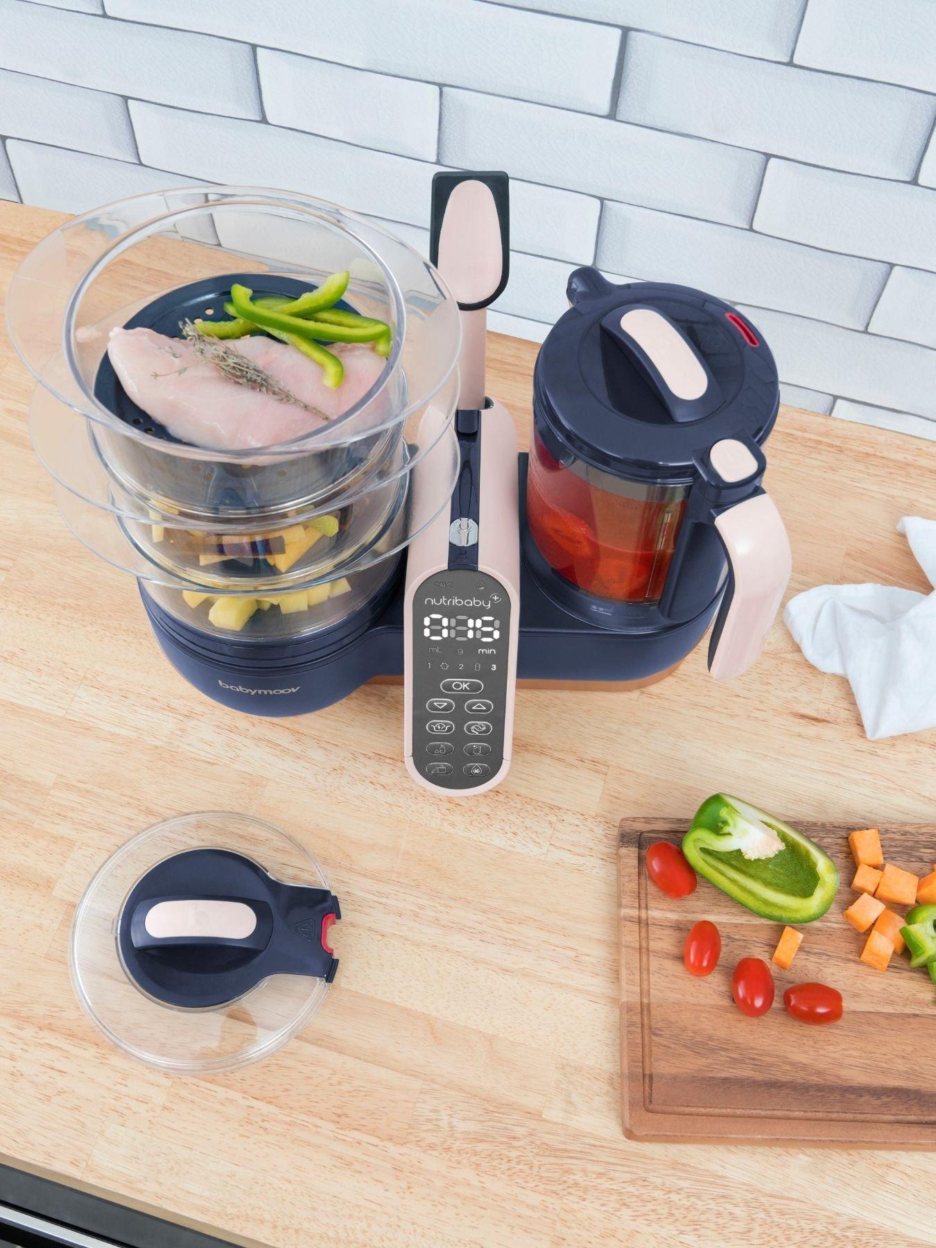 Image 7 of 7 of Babymoov Nutribaby XL 6-in-1 Baby Food Processor/Blender/Steamer - Blue